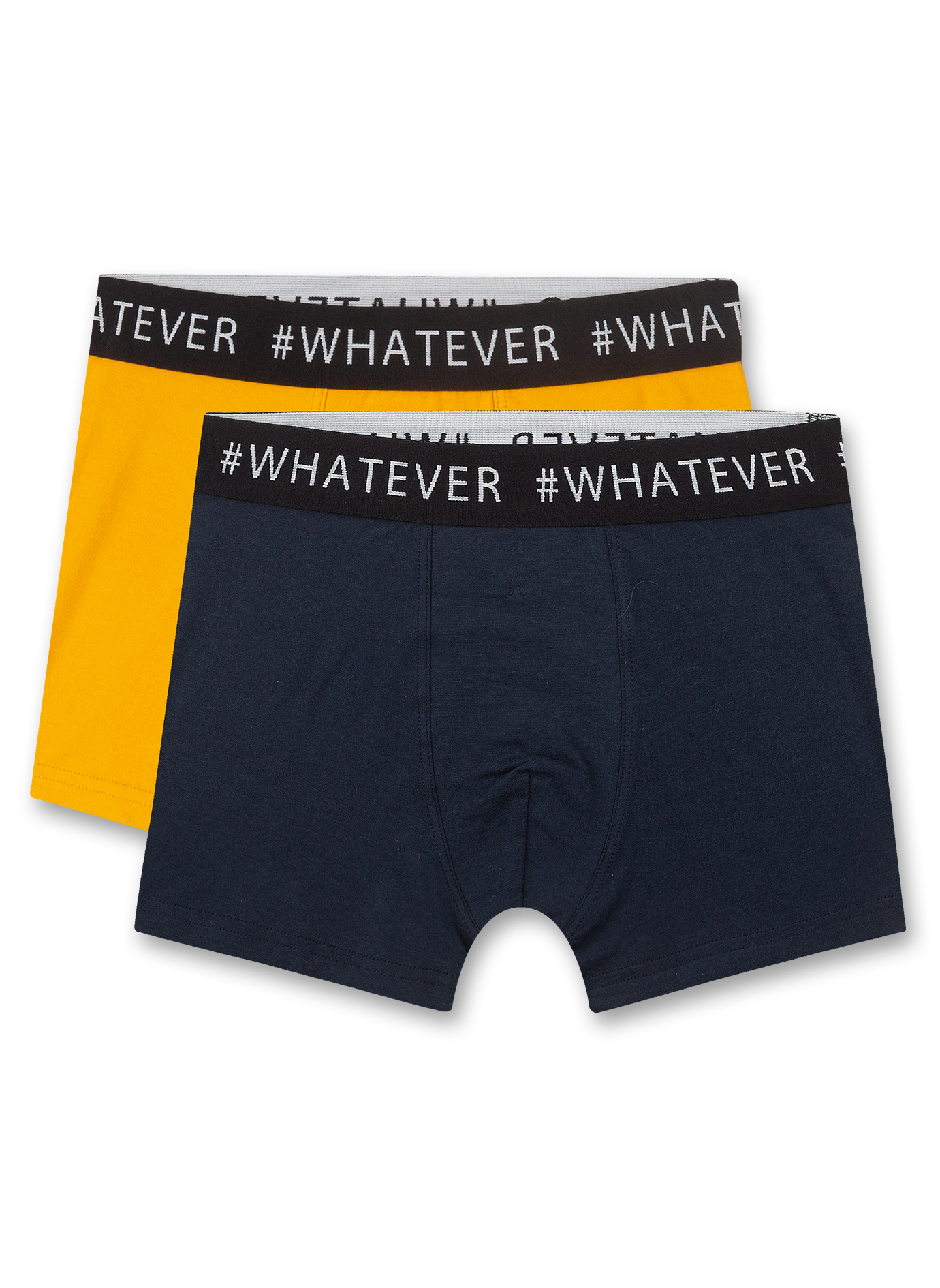 Jungen-Hipshorts (Doppelpack) Blau und Gelb