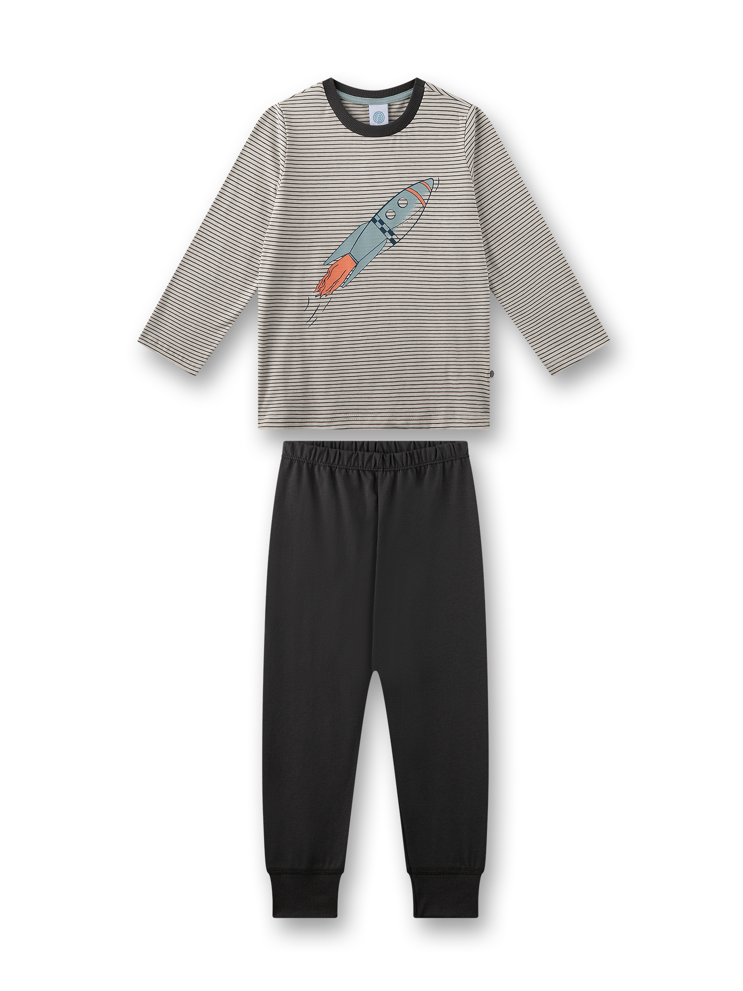 Jungen-Schlafanzug lang off-white