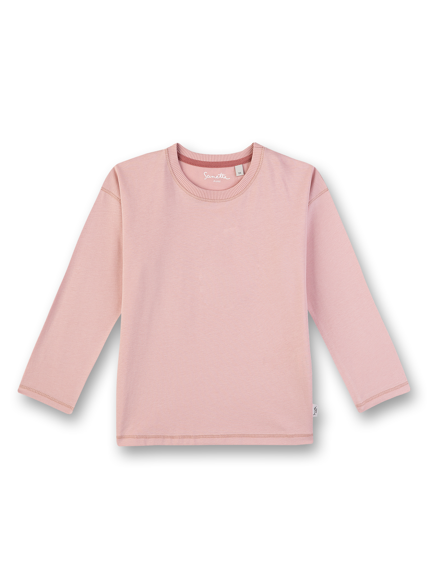 Mädchen-Shirt langarm Rosa