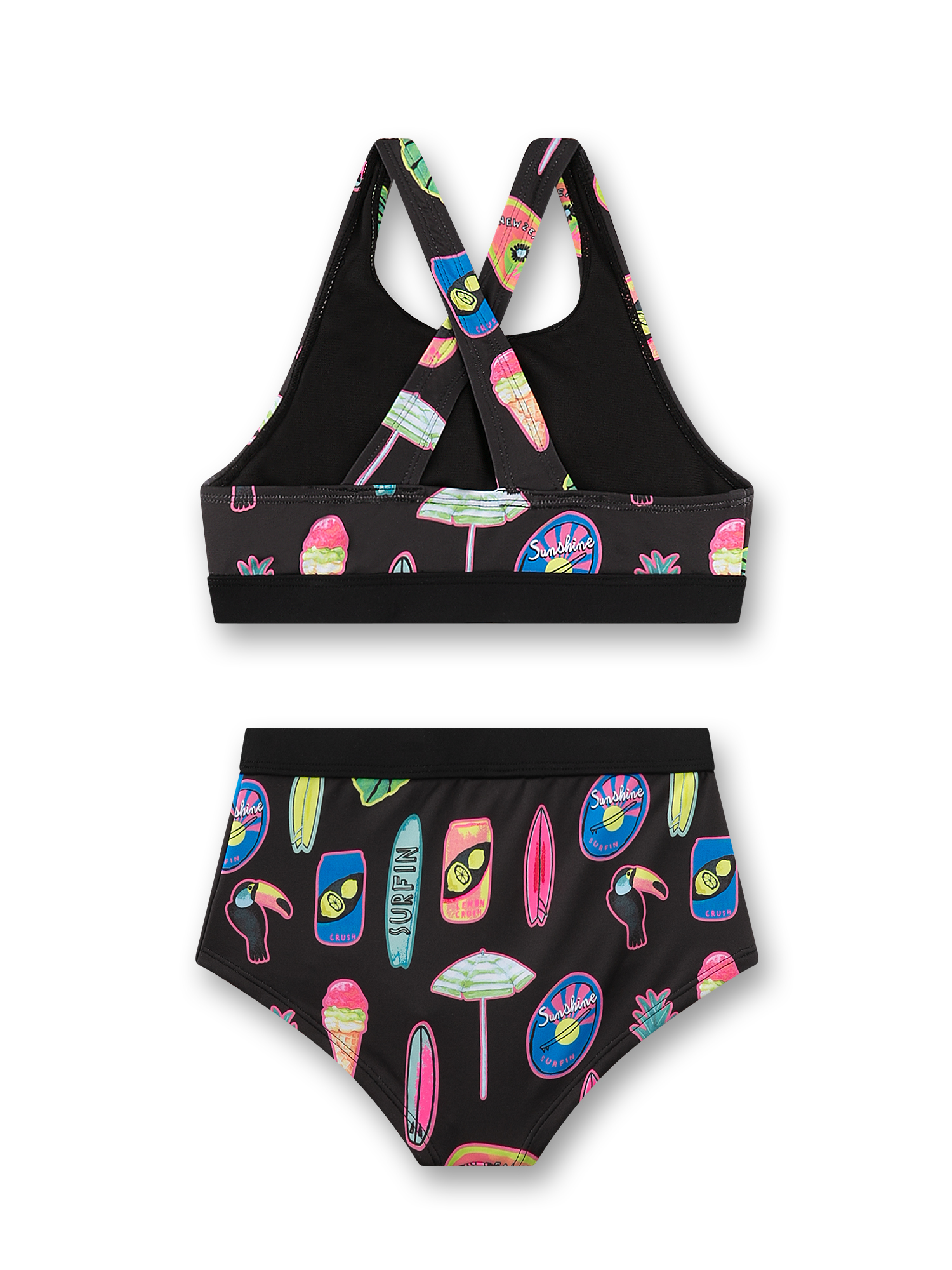 Bekleidung, Bademode, Bikini, Sandale, Windel