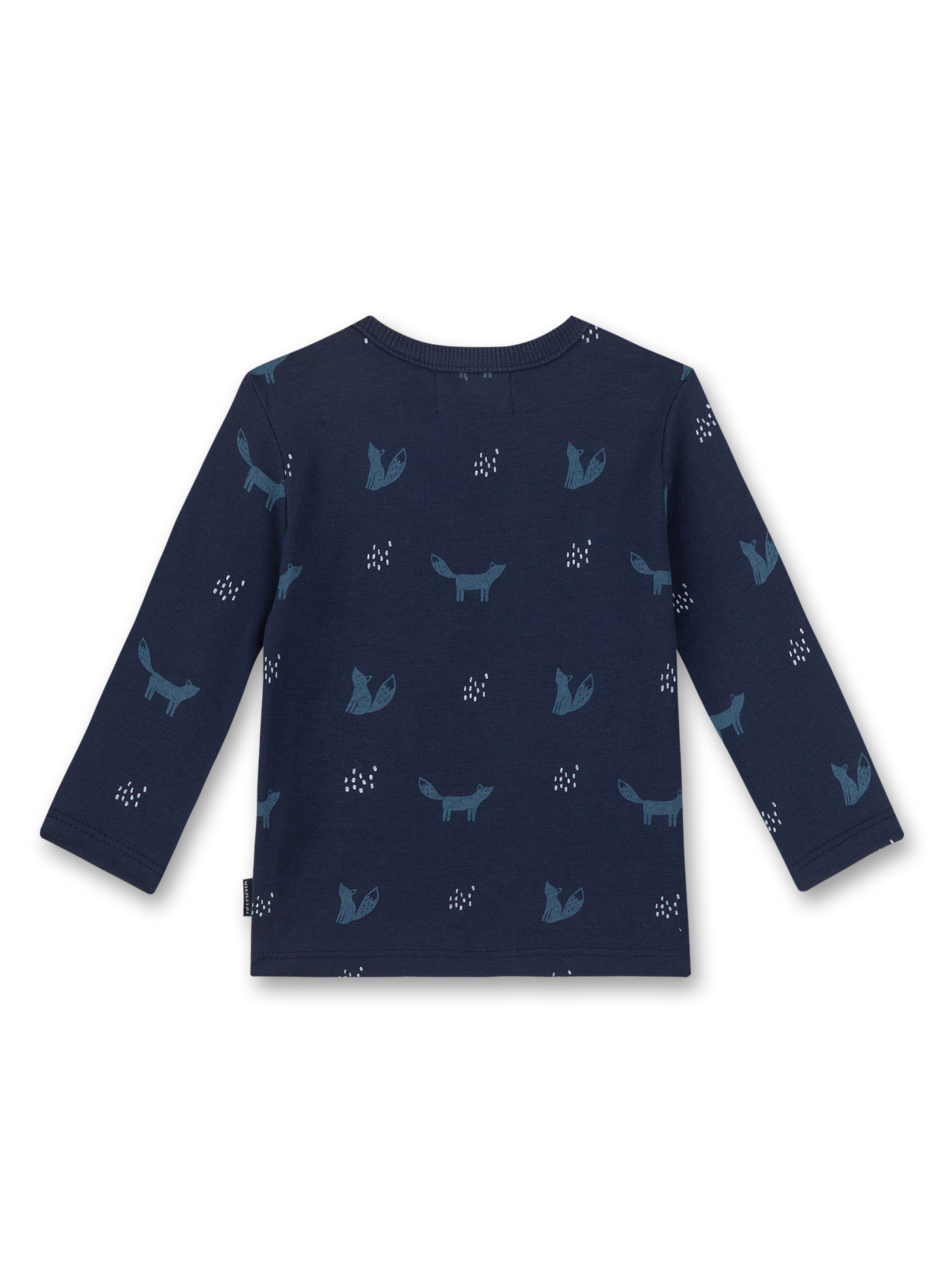 Jungen-Shirt langarm Blau Clever Fox