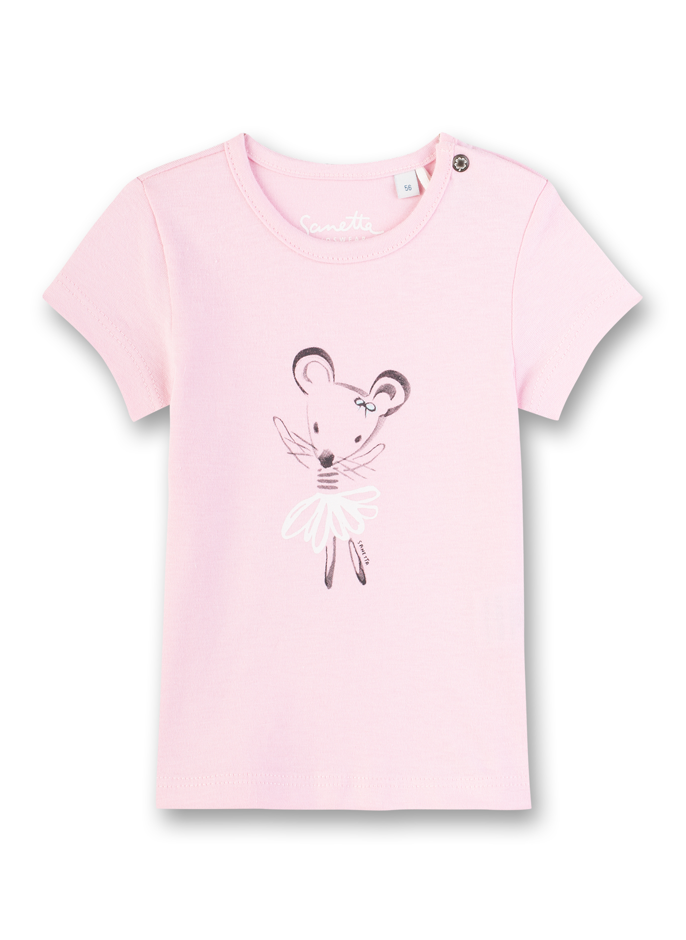 Mädchen T-Shirt Rosa Prima Ballerina