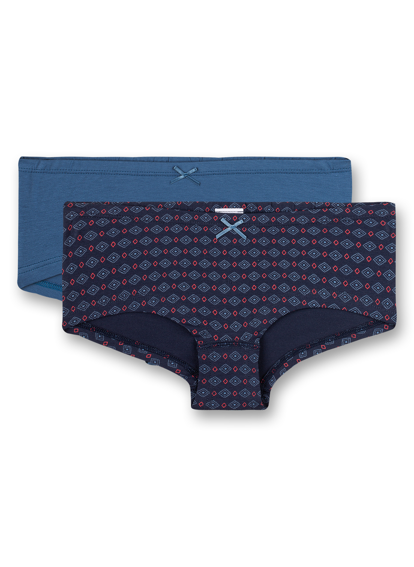 Mädchen-Cutbrief (Doppelpack) Dunkelblau und Blau Ethno