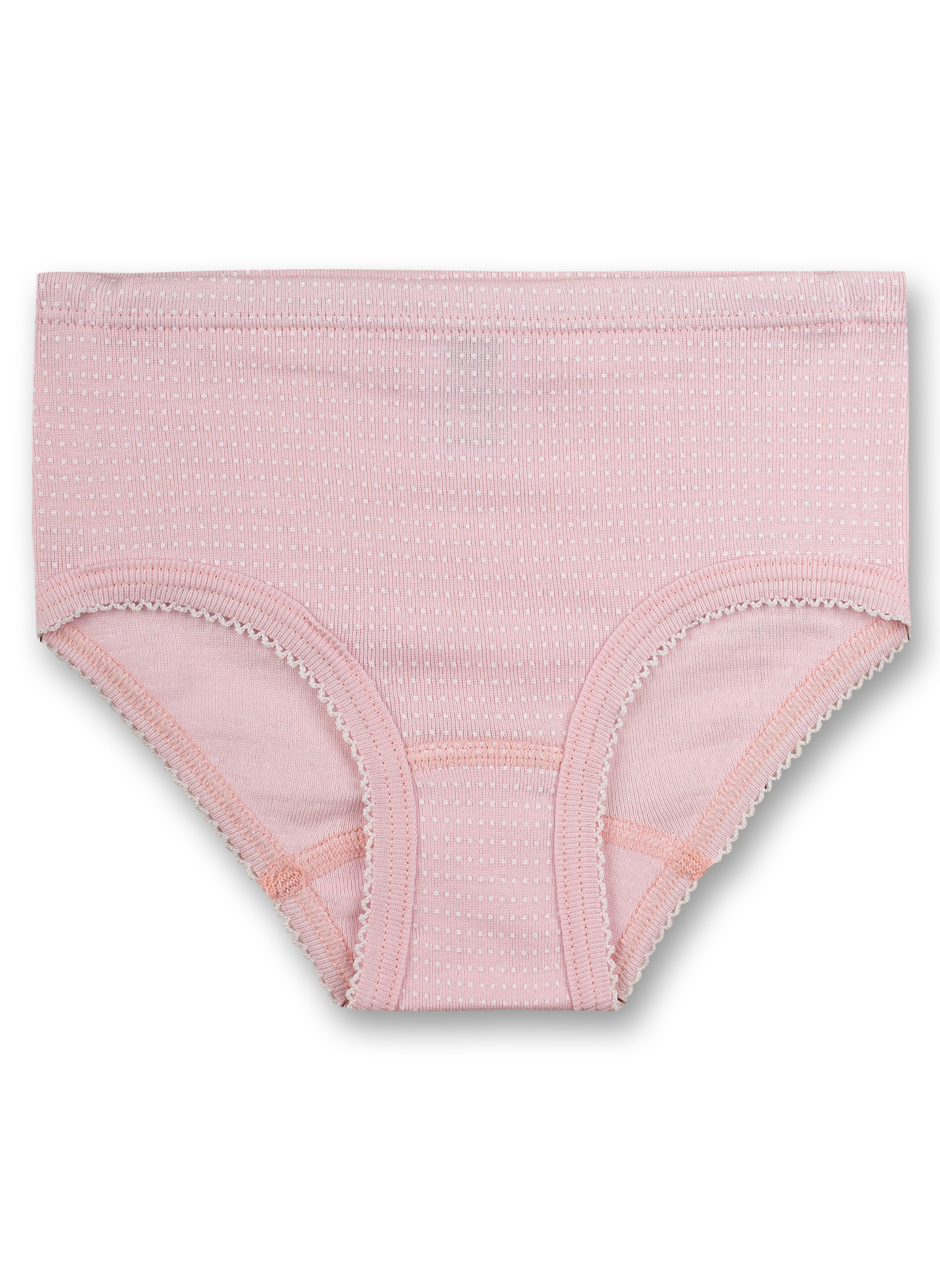 Mädchen-Hüftslip (Doppelpack) Off-White und Rosa Shiny Dragonfly