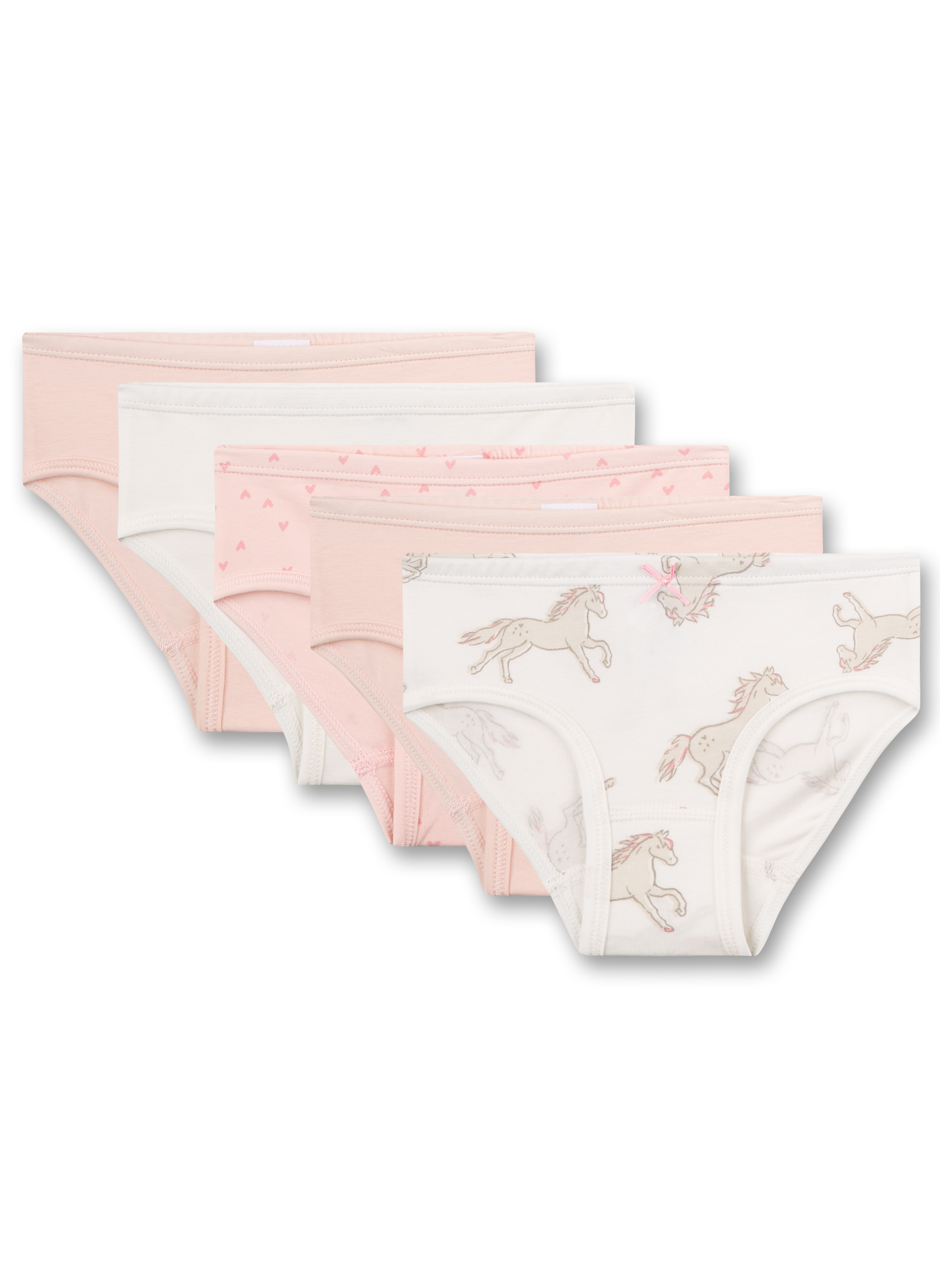 Mädchen-Hüftslip (5er-pack) Off-White