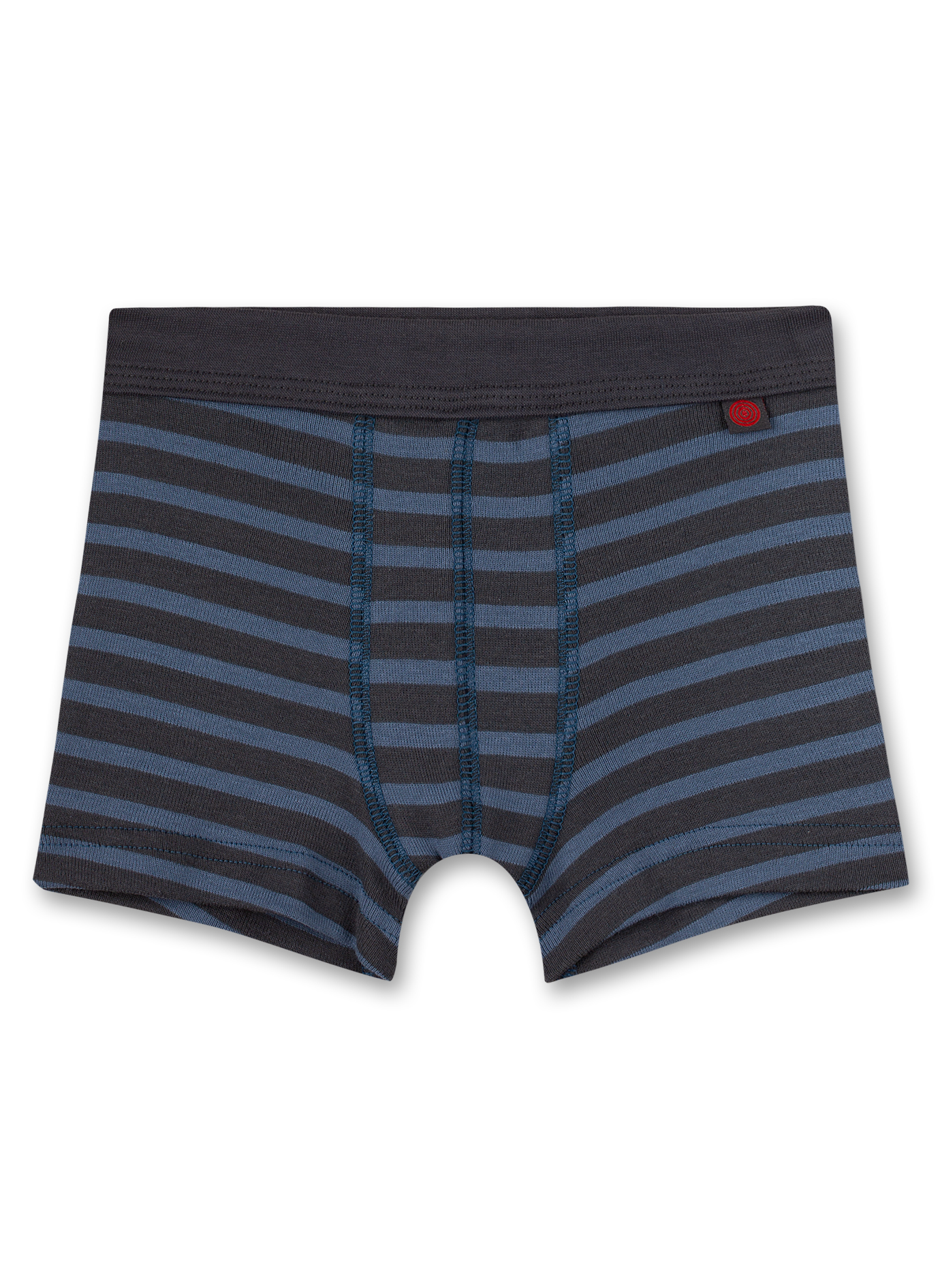 Jungen-Hipshorts Blau geringelt Truck