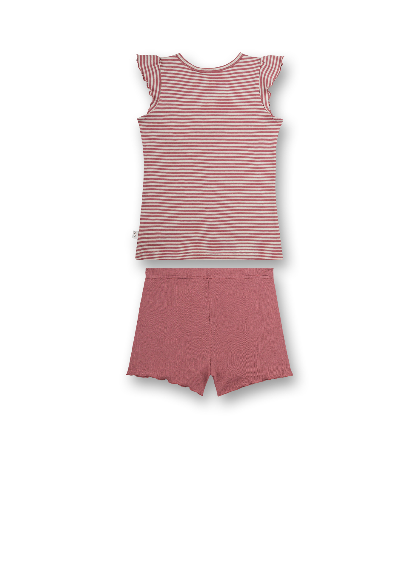 Mädchen-Schlafanzug kurz Rosa