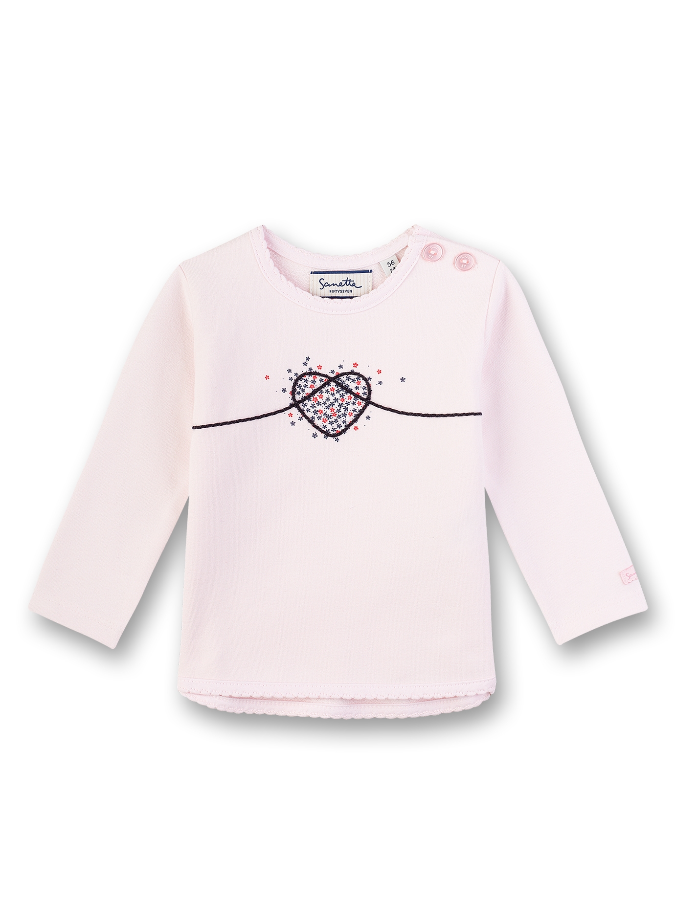 Mädchen-Sweatshirt Rosa Sweet Puppy