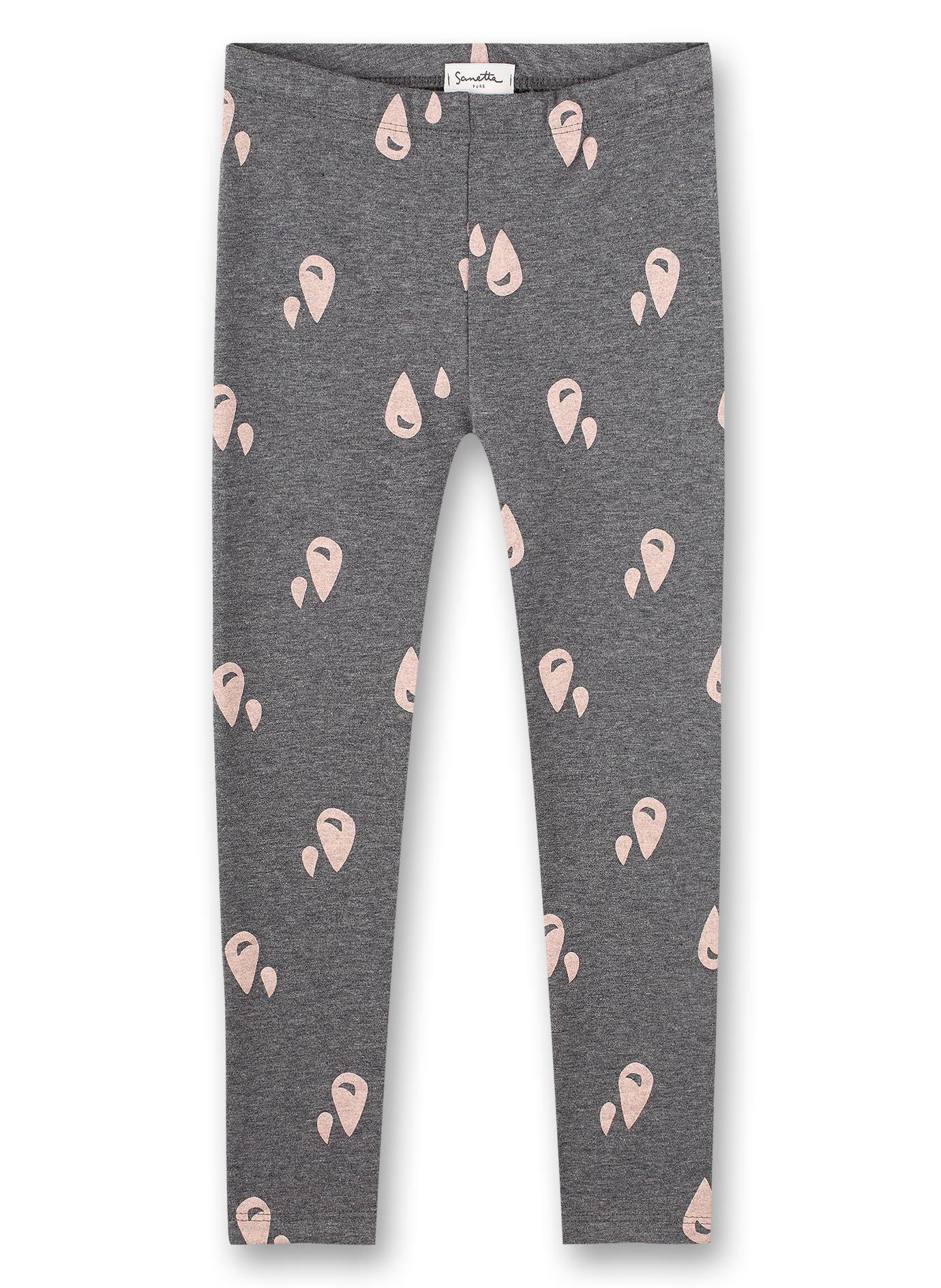 Mädchen-Leggings Dunkelgraumelange