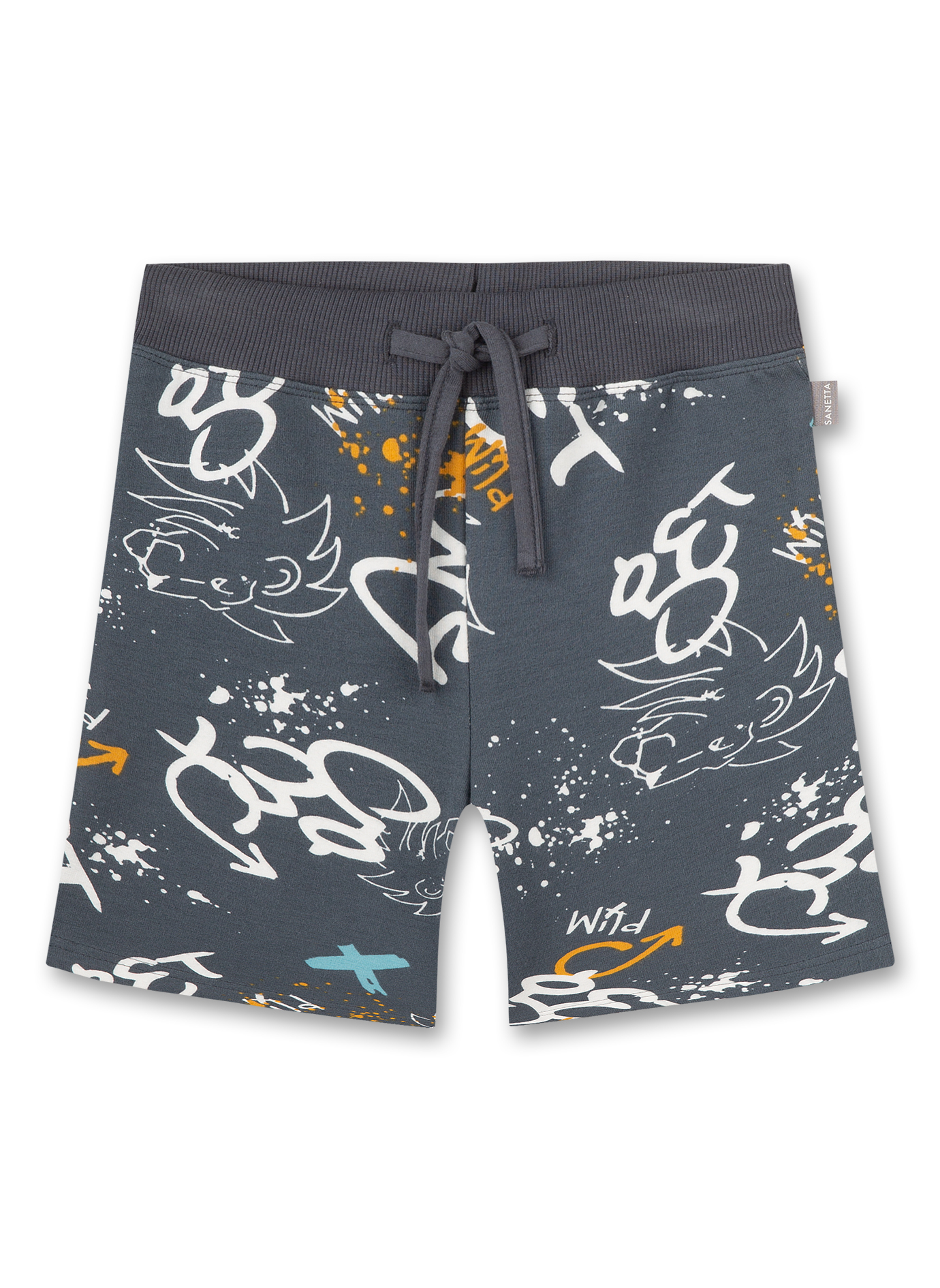 Jungen-Shorts Dunkelgrau