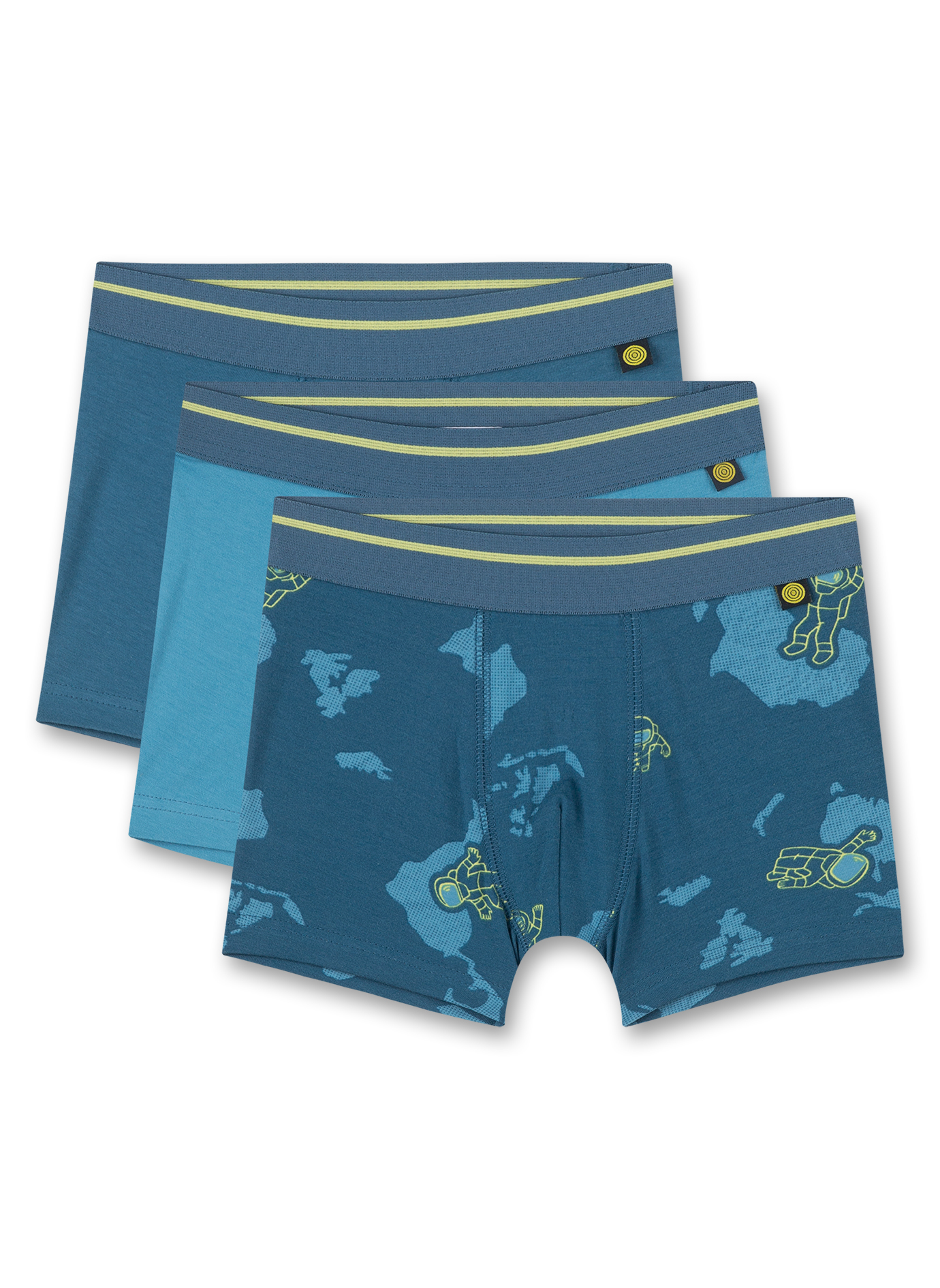 Jungen-Hipshorts (Dreierpack) Blau