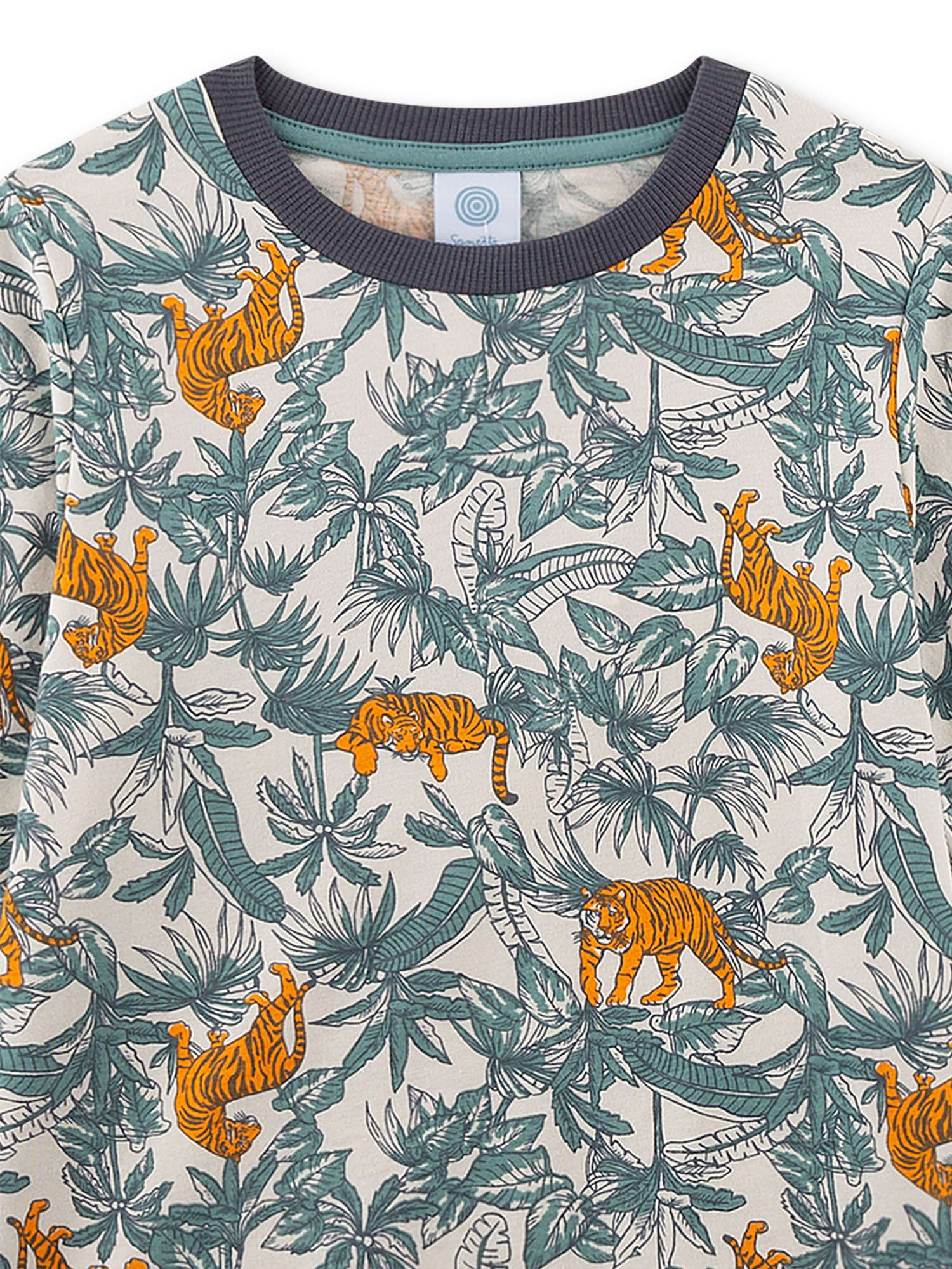 Muster, T-Shirt, Tiger, Hemd, Ärmel