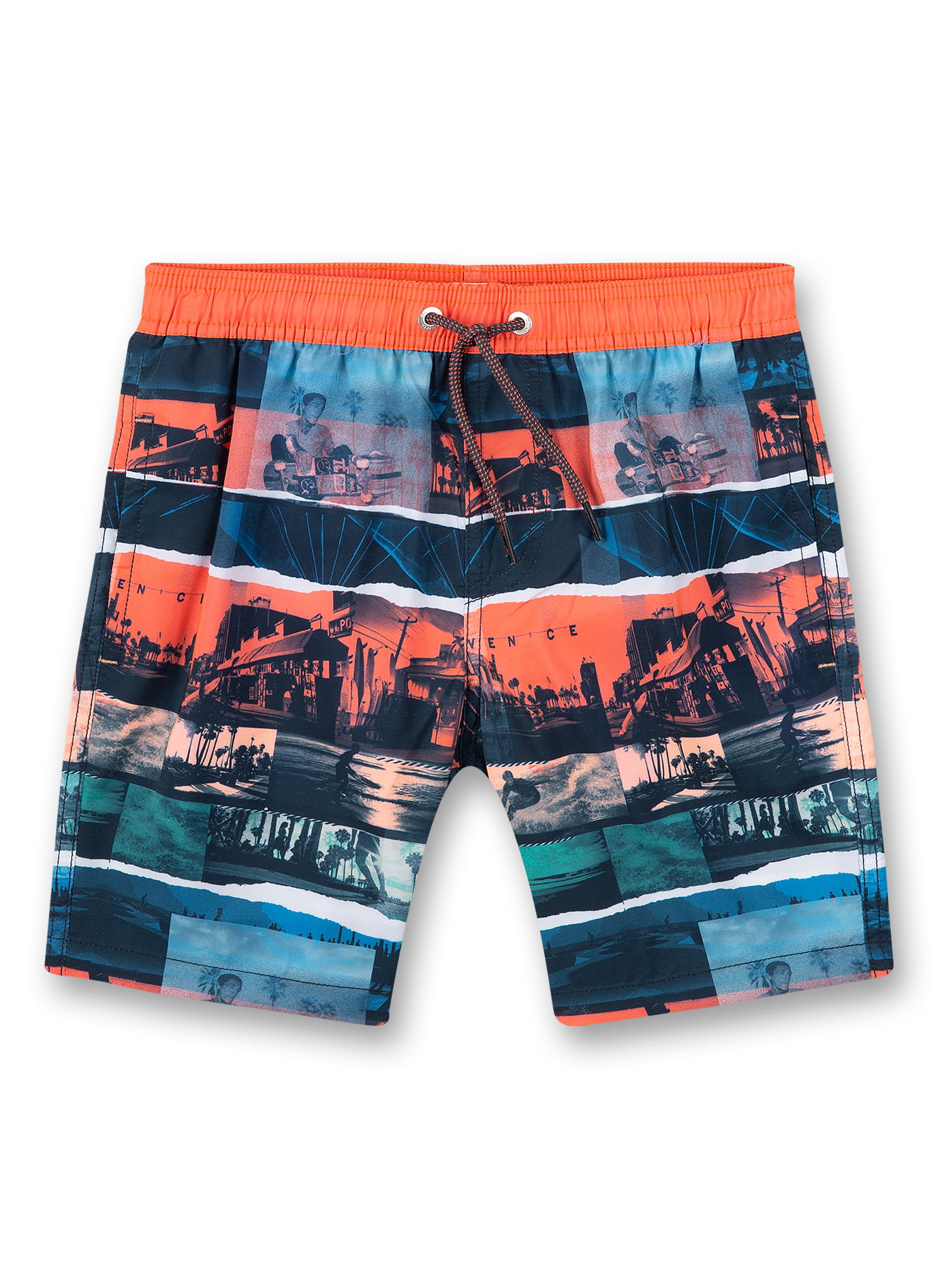 Jungen-Badeshorts Rot