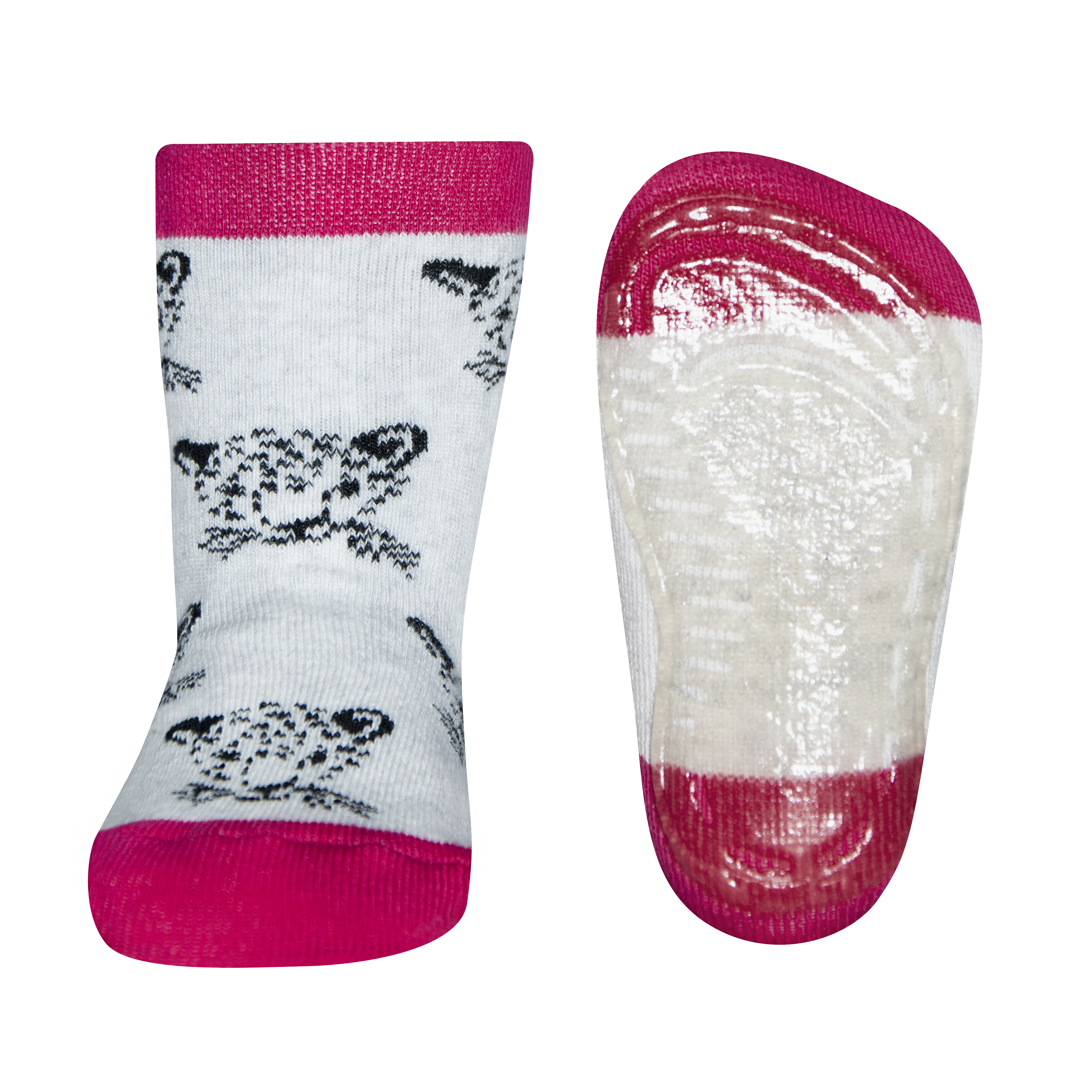 Mädchen ABS-Socken Graumelange