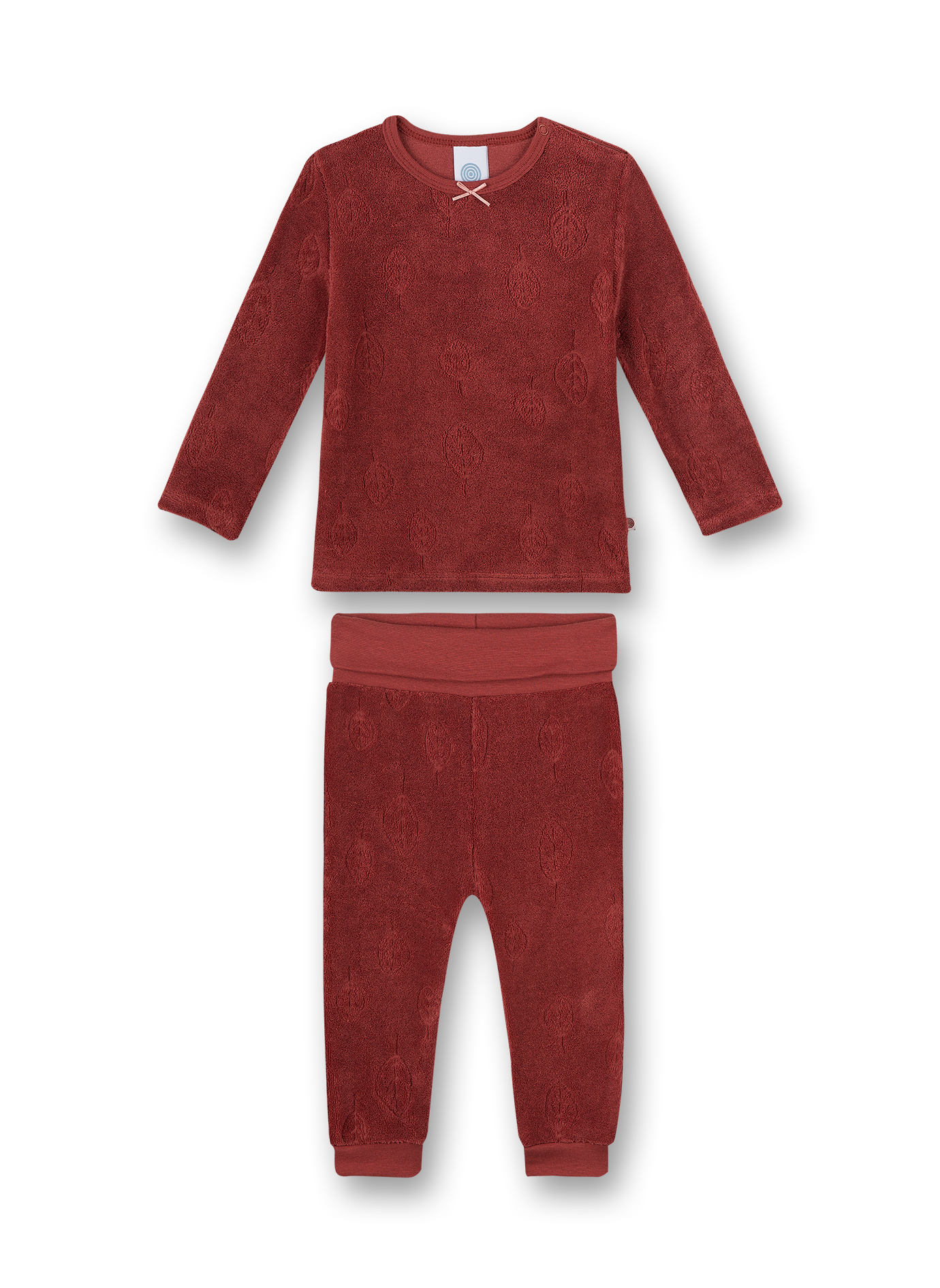 Mädchen-Schlafanzug Rot Llamalicious