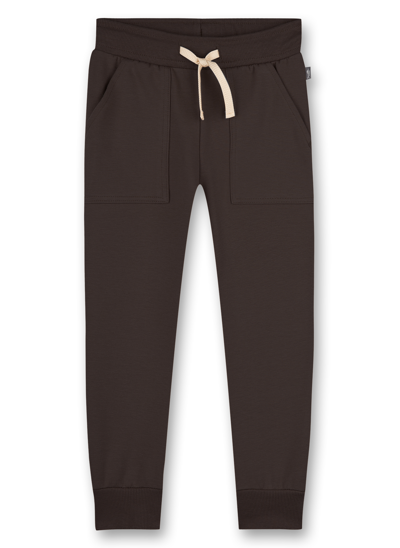 Jungen-Sweathose Dunkelbraun
