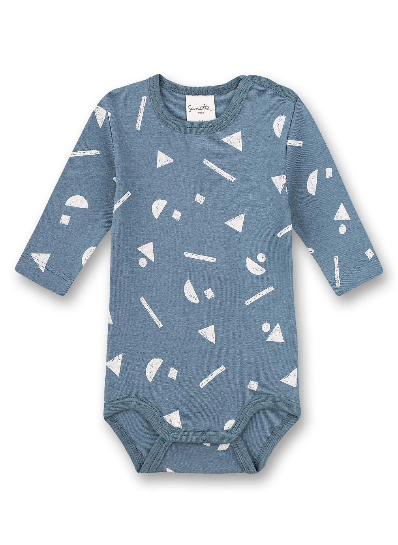 Body langarm Blau