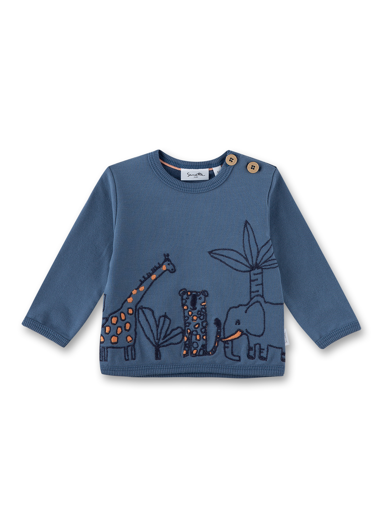 Jungen-Sweatshirt Blau