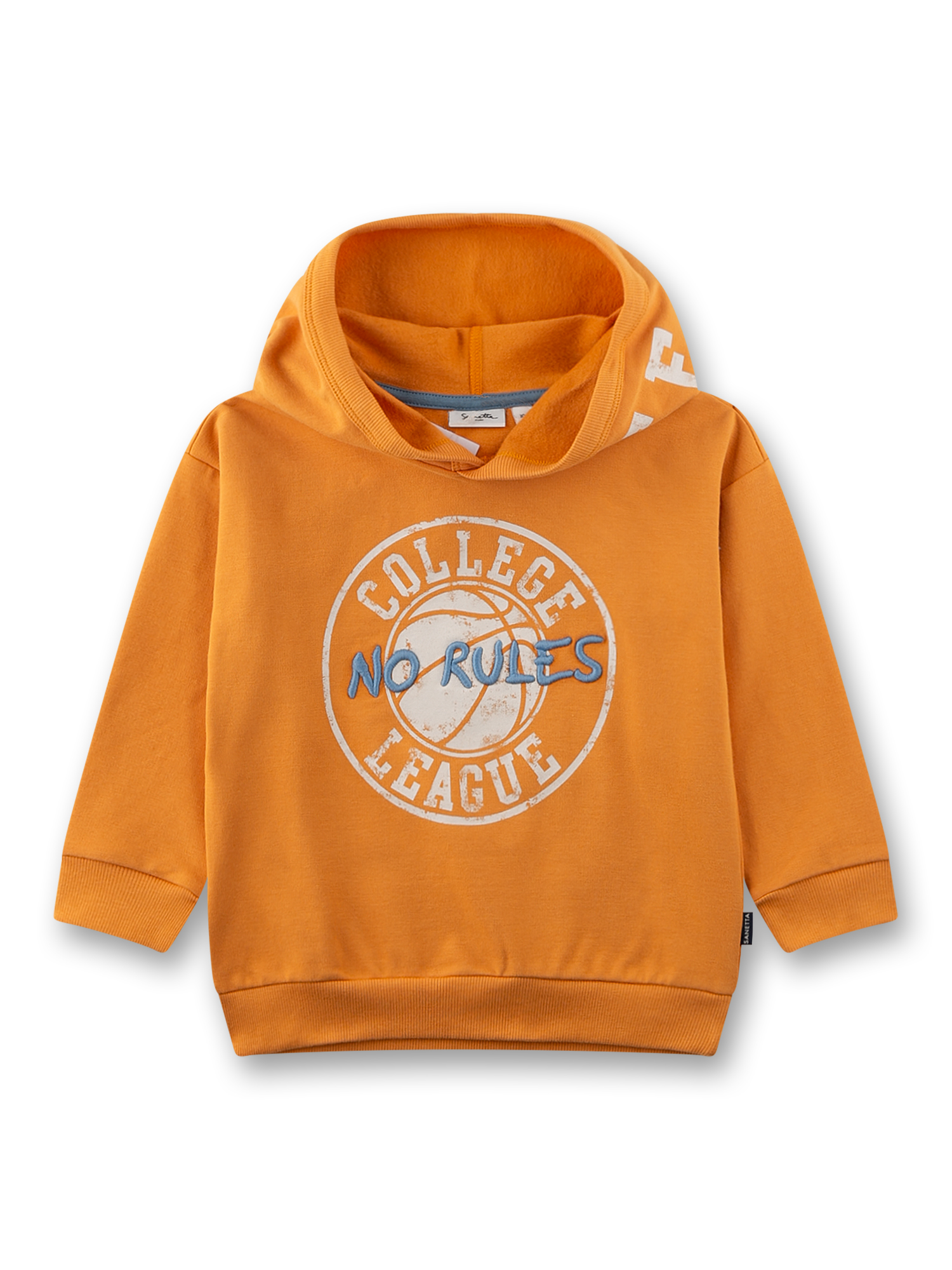 Jungen-Sweatshirt gelb Basketball