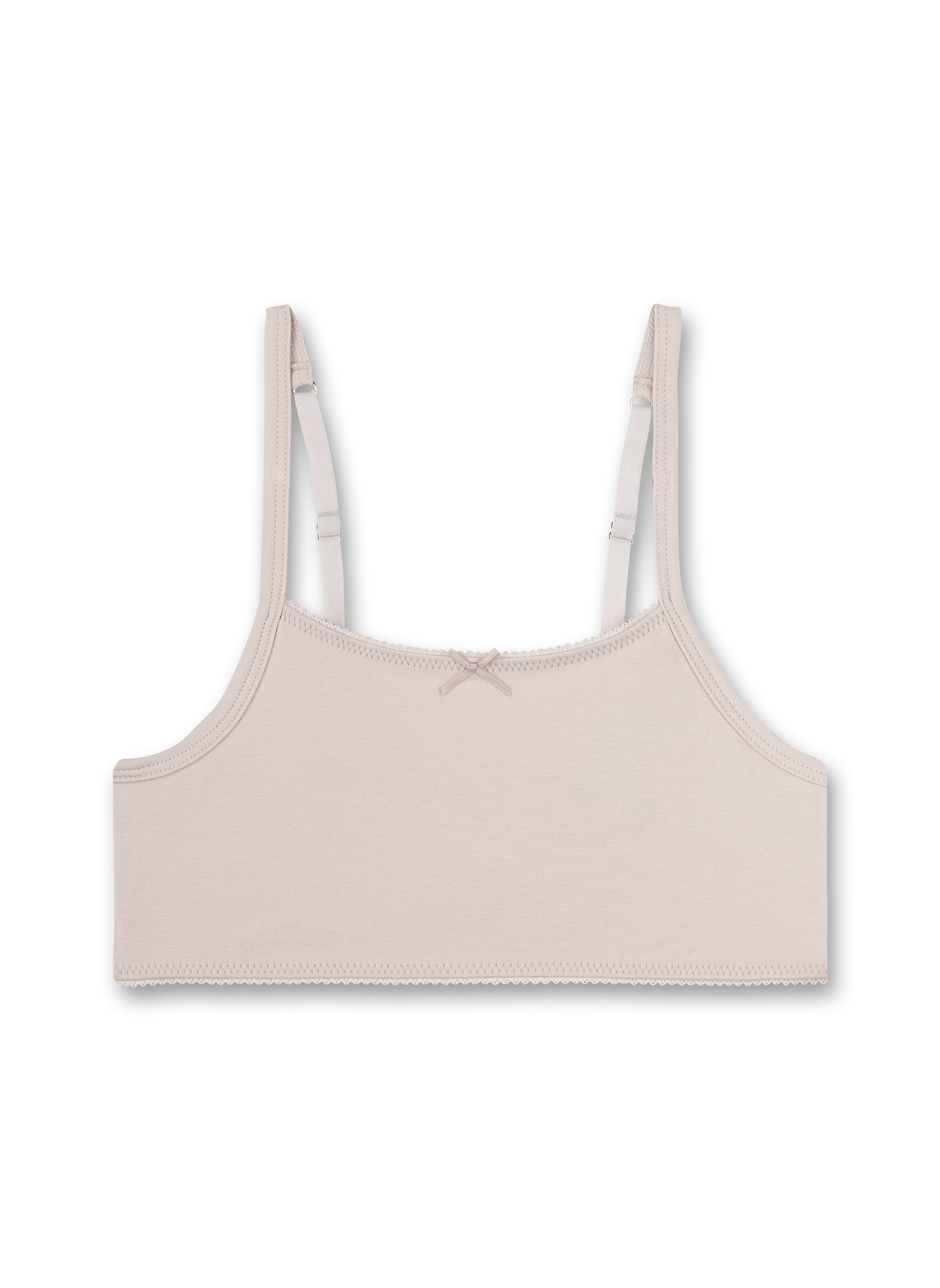 Mädchen-Bustier (Doppelpack) Dunkelgrau und Rosa