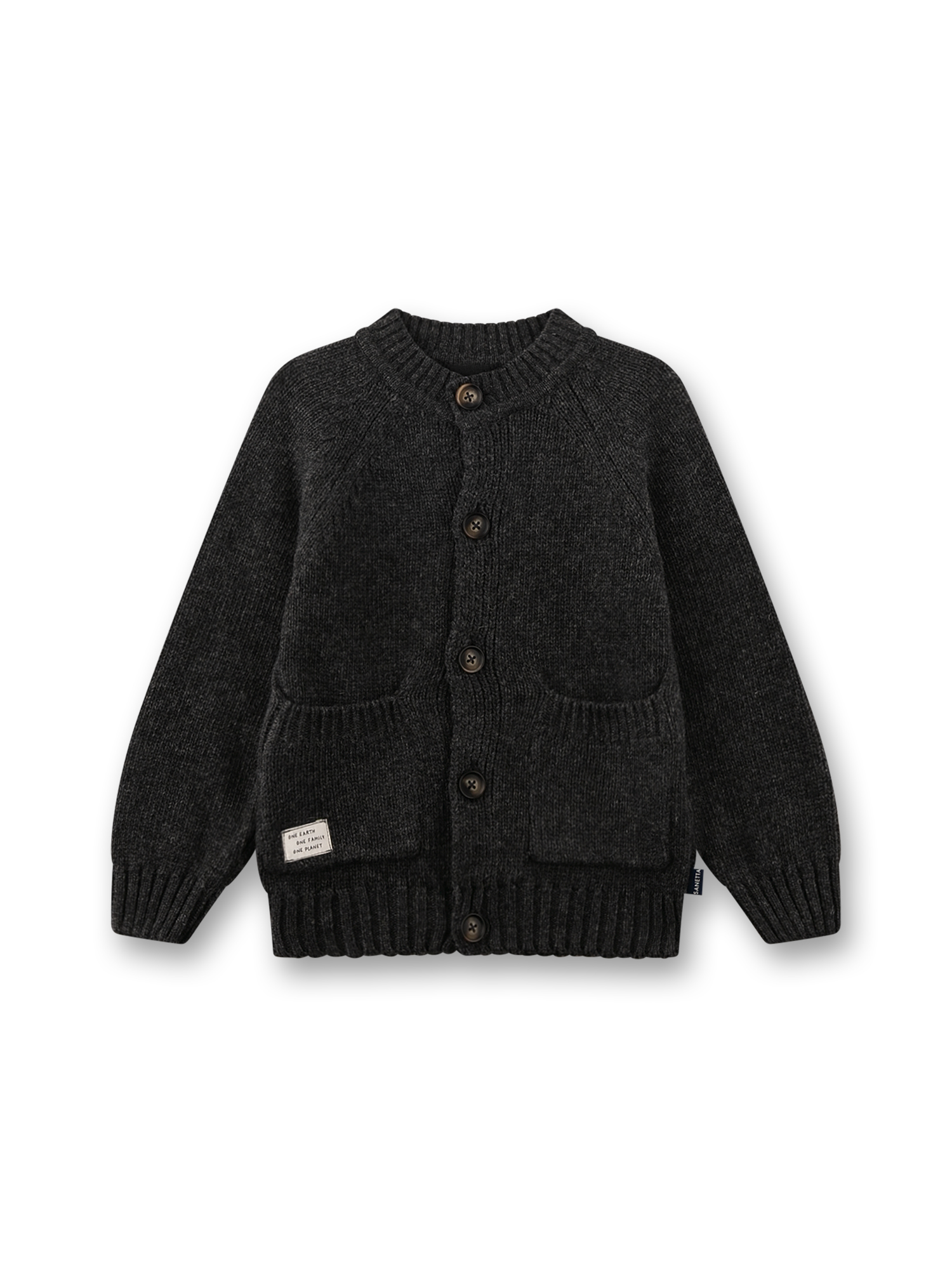 Jungen-Cardigan schwarz