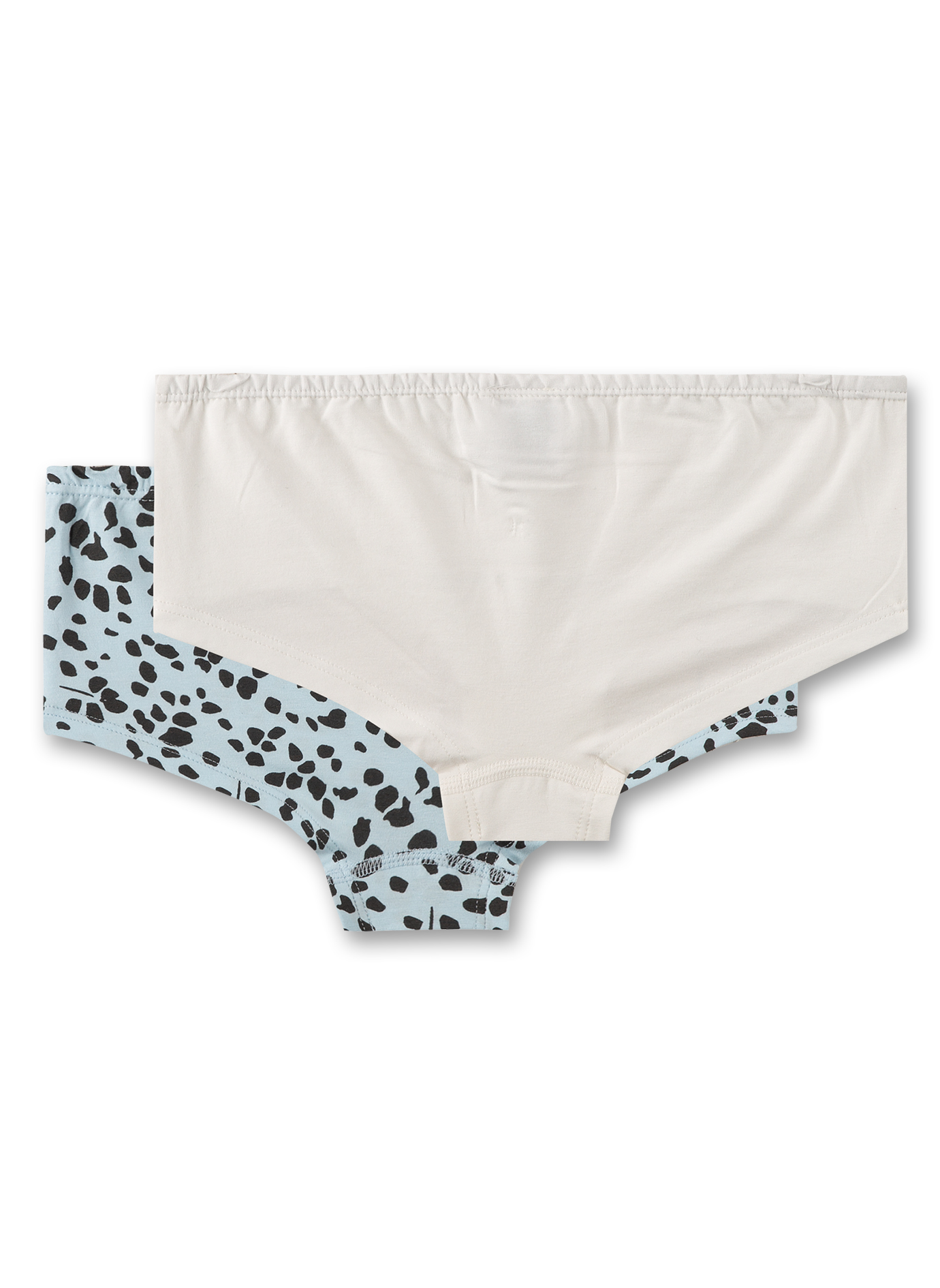 Mädchen-Cutbrief (Doppelpack) Hellblau & Off-White