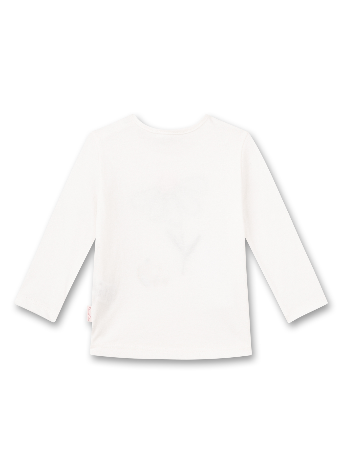Mädchen-Shirt langarm Off-White 