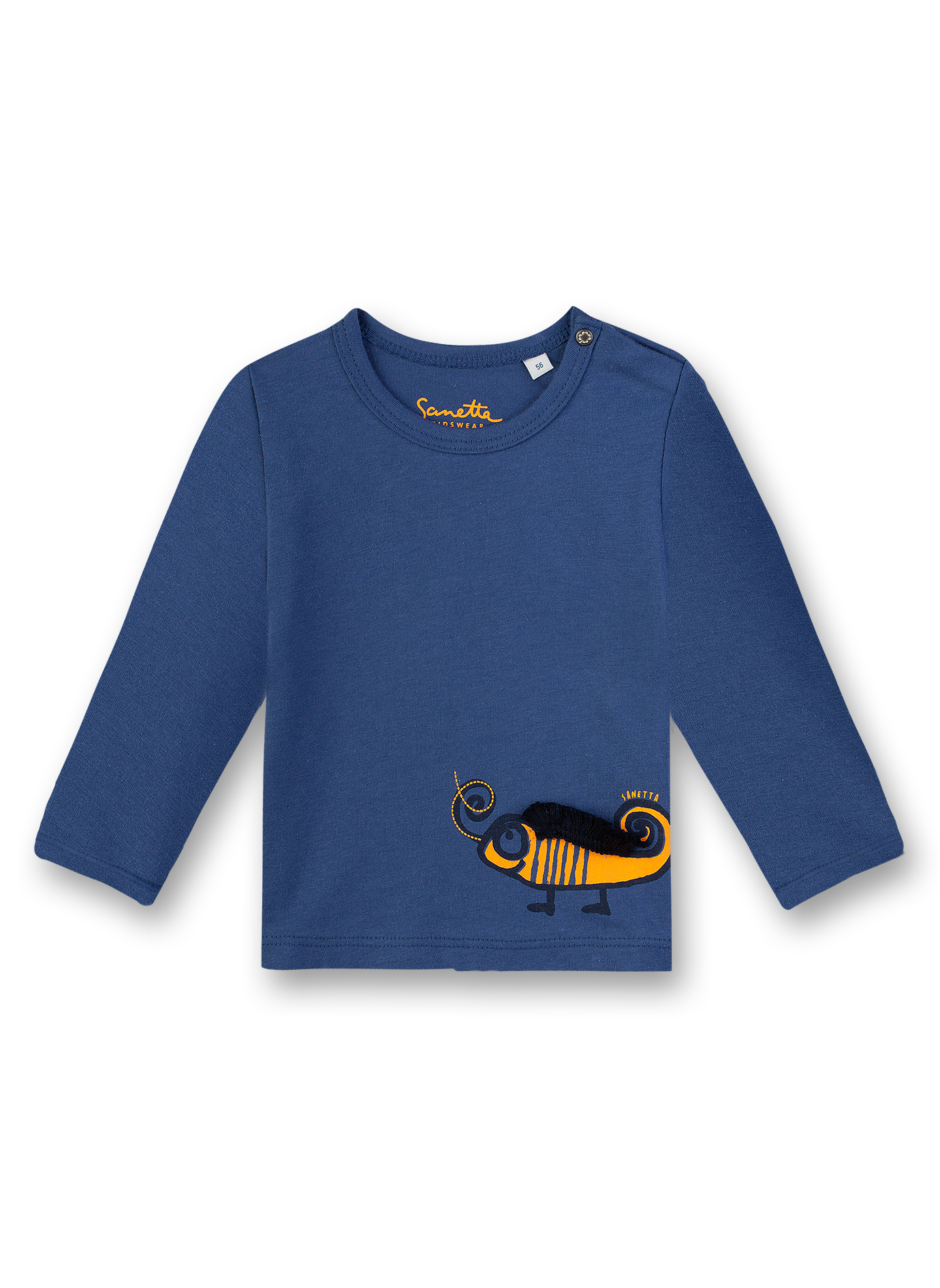Jungen-Shirt langarm Blau Croco and Friends