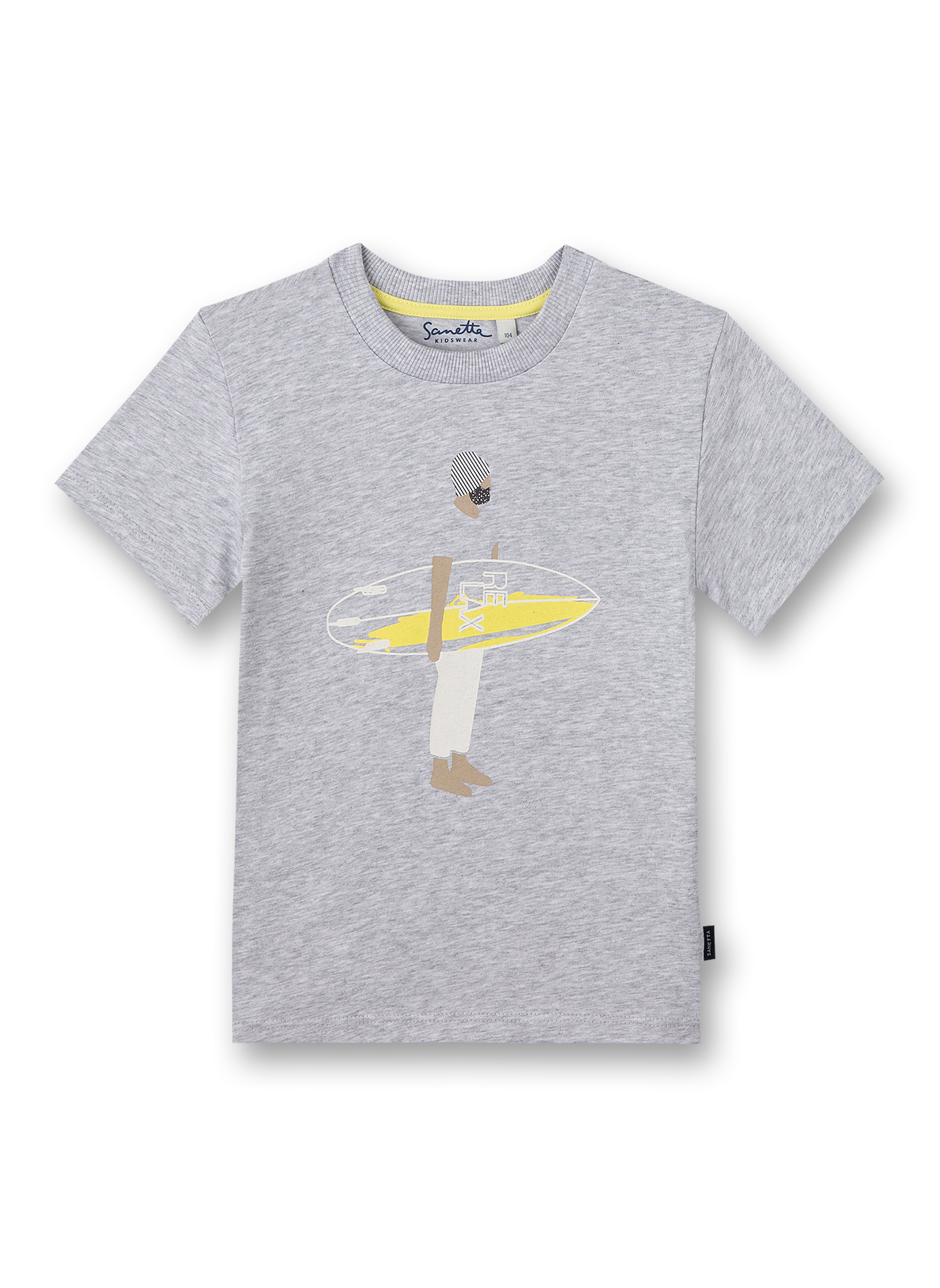 Jungen T-Shirt Graumelange Surf Trip