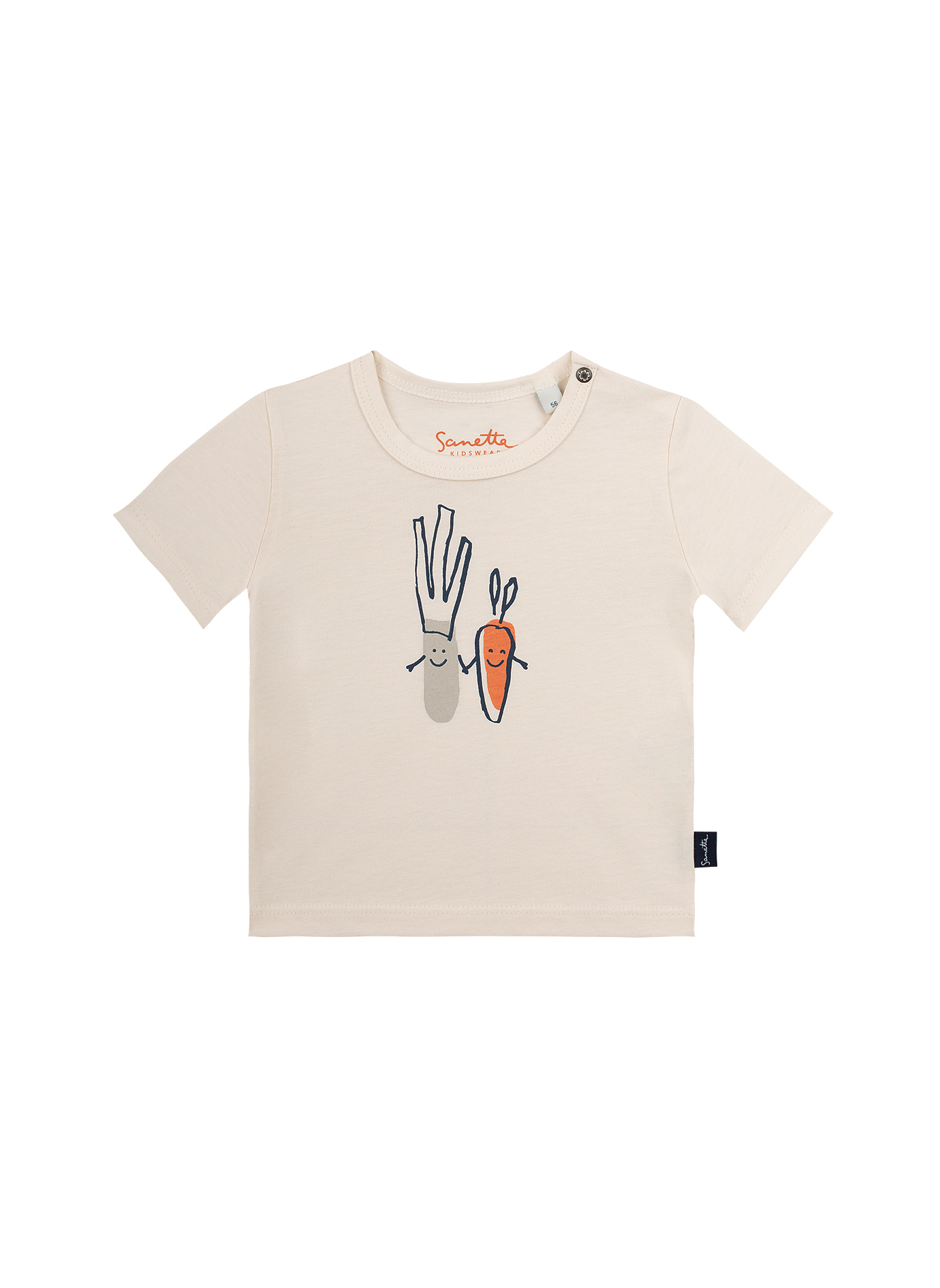 Jungen T-Shirt Off-White Green Friends