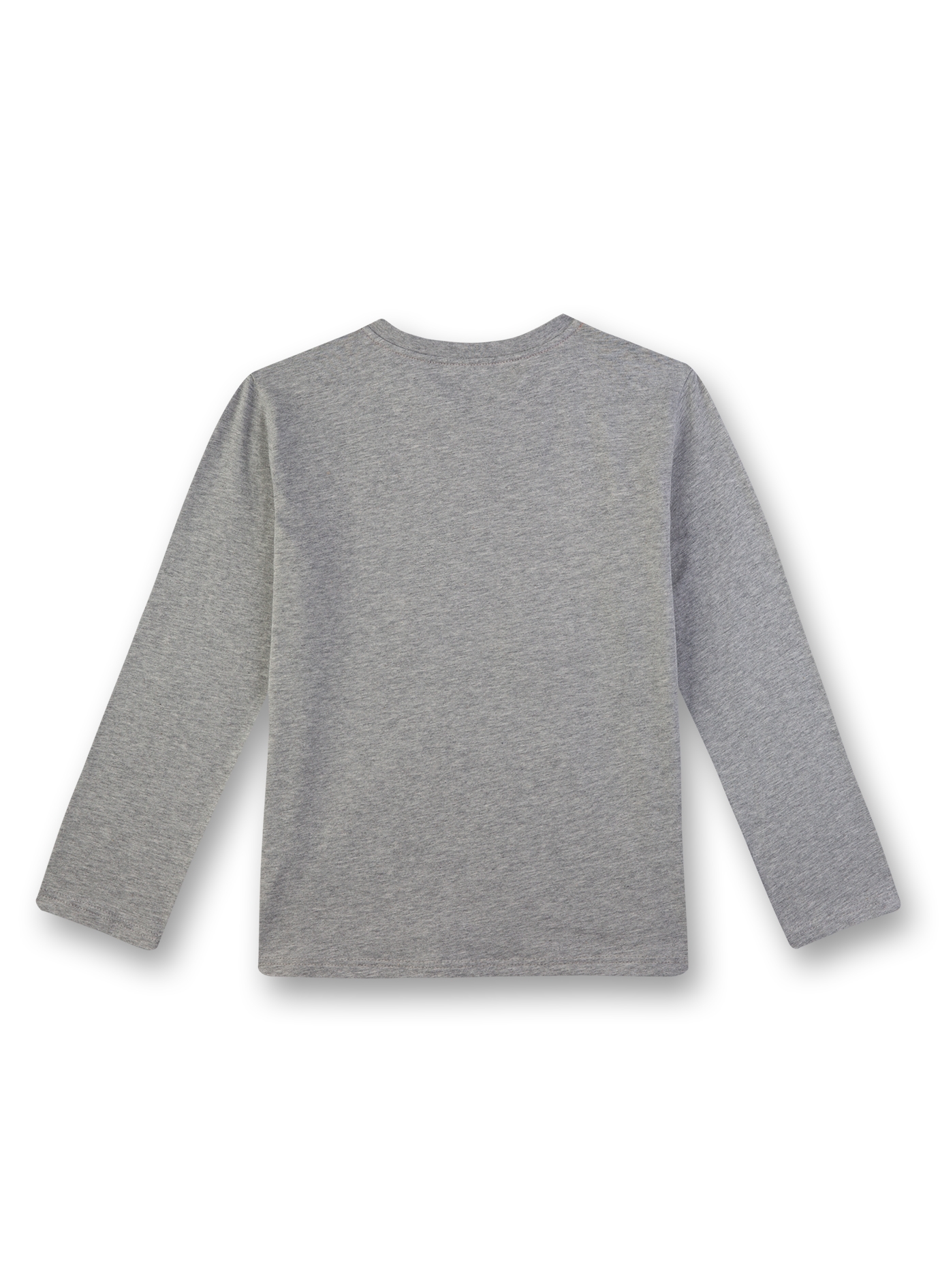 Jungen-Shirt langarm Graumelange Athleisure