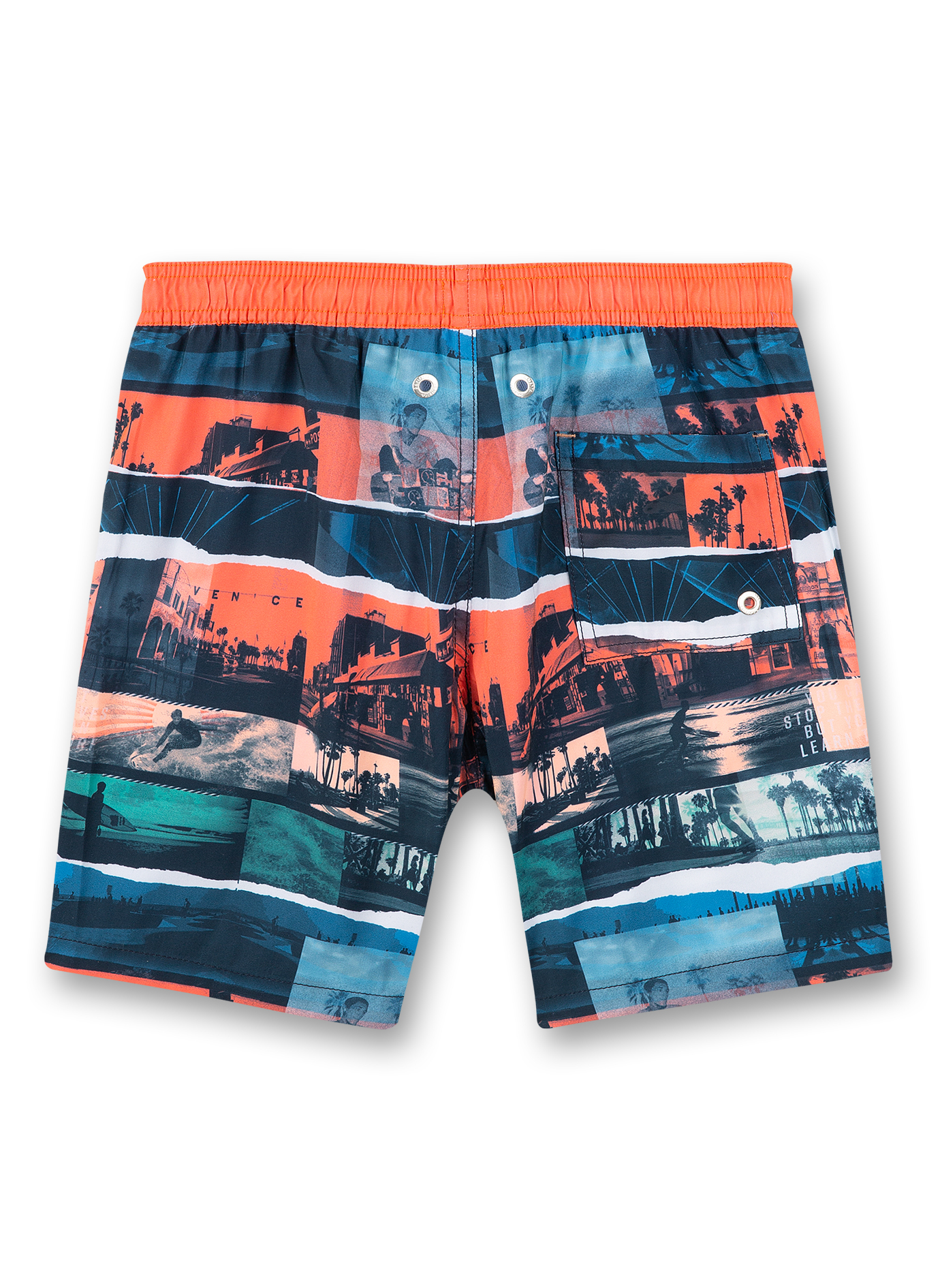 Jungen-Badeshorts Rot