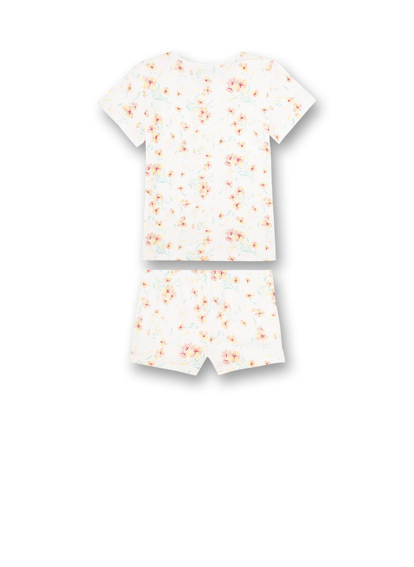 Mädchen-Schlafanzug kurz Off-White Japanese Summer
