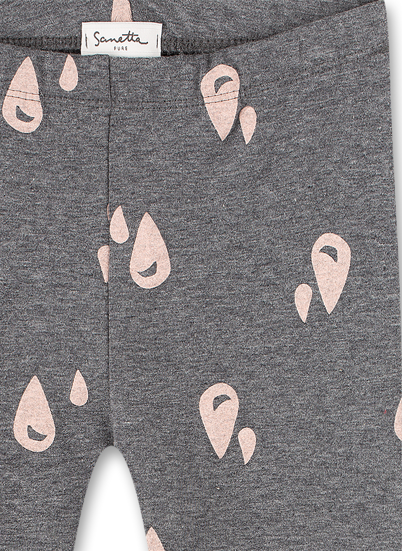 Mädchen-Leggings Dunkelgraumelange