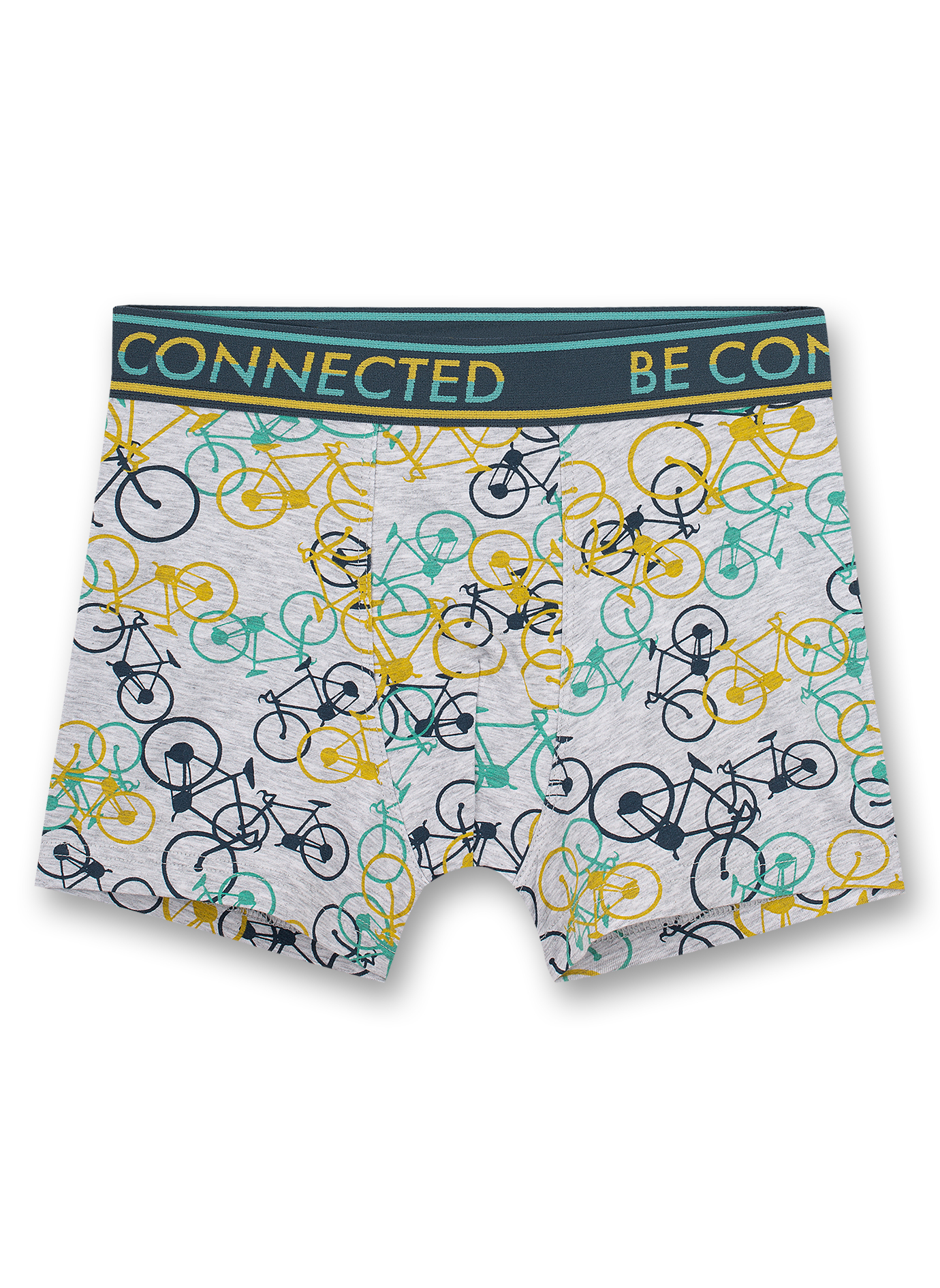 Jungen-Hipshorts Graumelange Biker Lifestyle