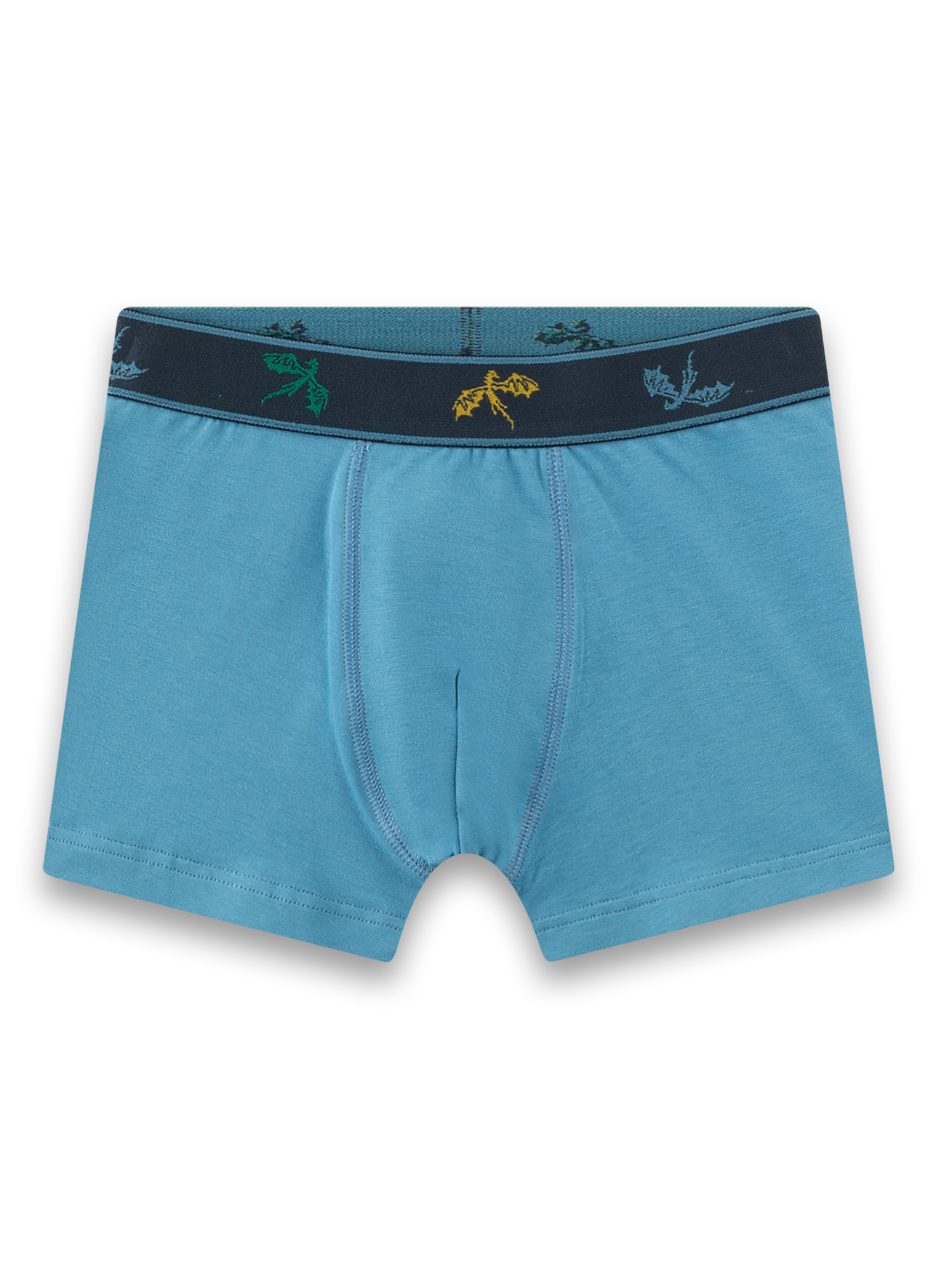 Boxershorts, Blau, elastischer Bund, atmungsaktiv, Strechstoff