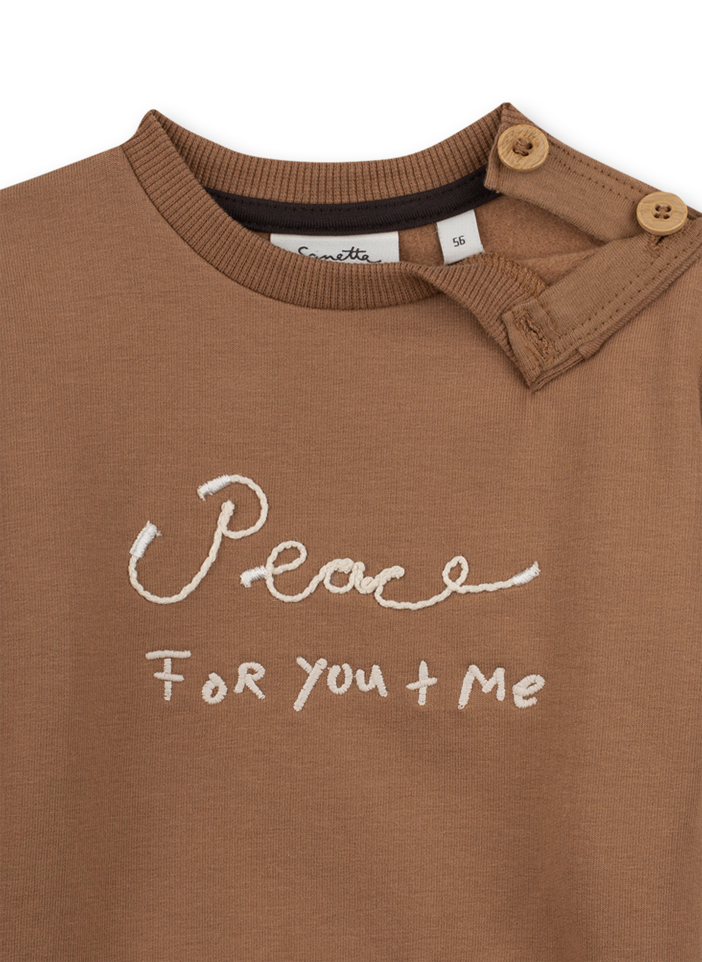 Unisex-Sweatshirt Beige