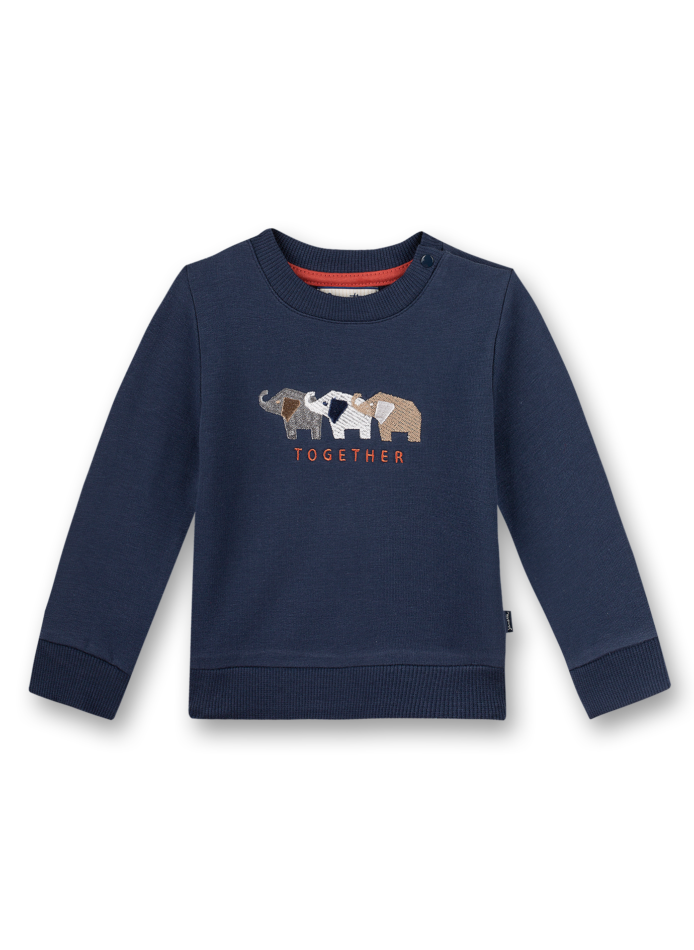 Jungen-Sweatshirt Blau Family Elephant
