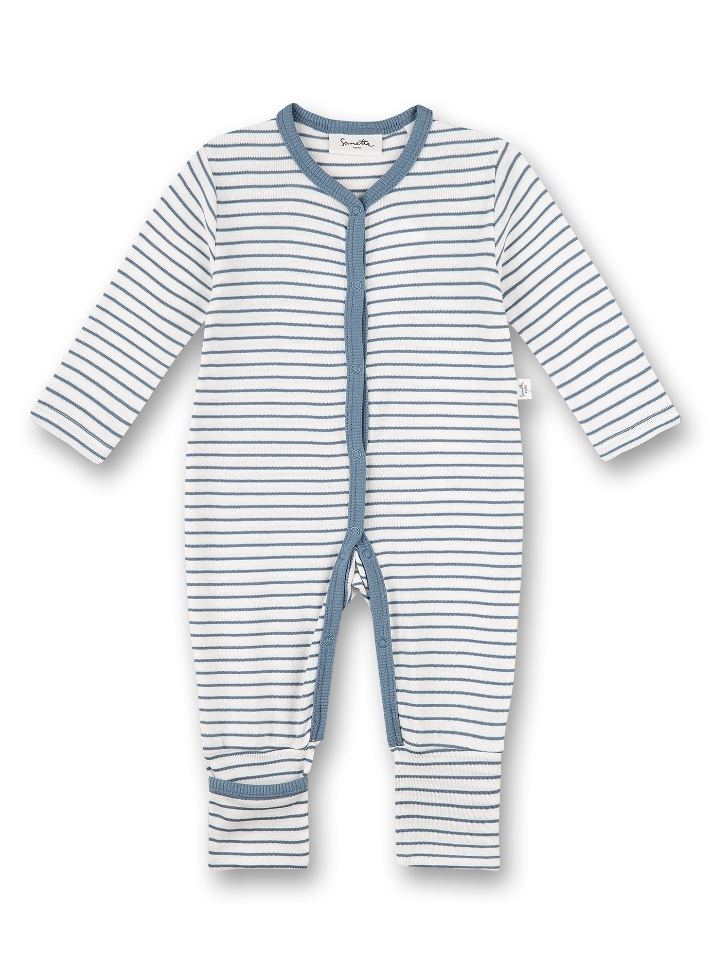 Jungen-Overall Blau Ringel