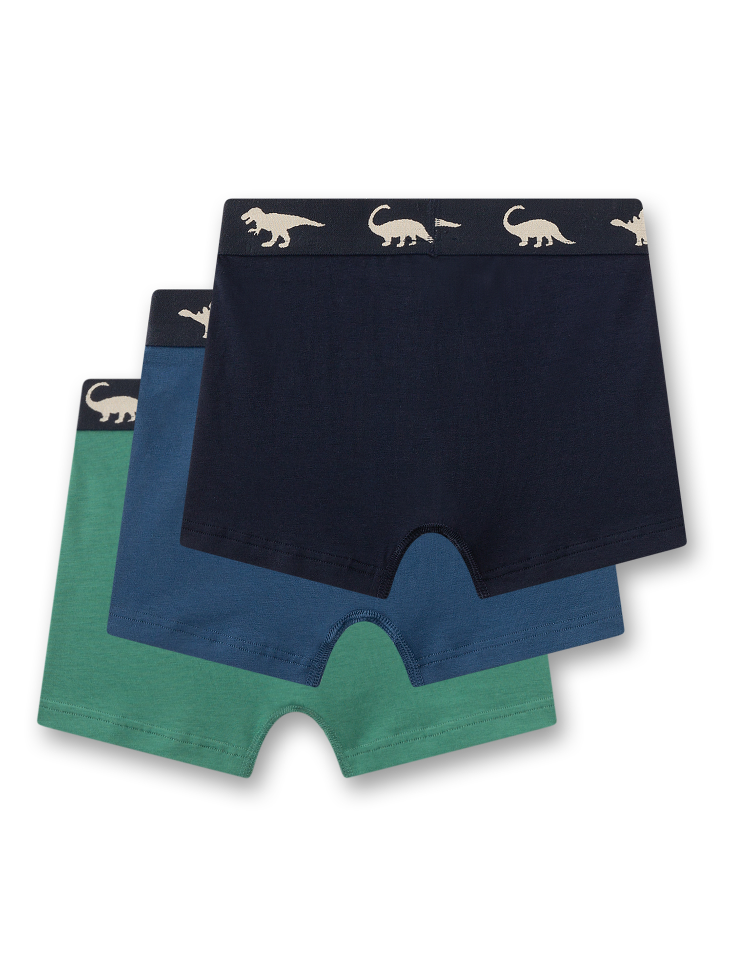 Boxershorts, Kinderunterwäsche, Tierprint, Navy, Dreierpack