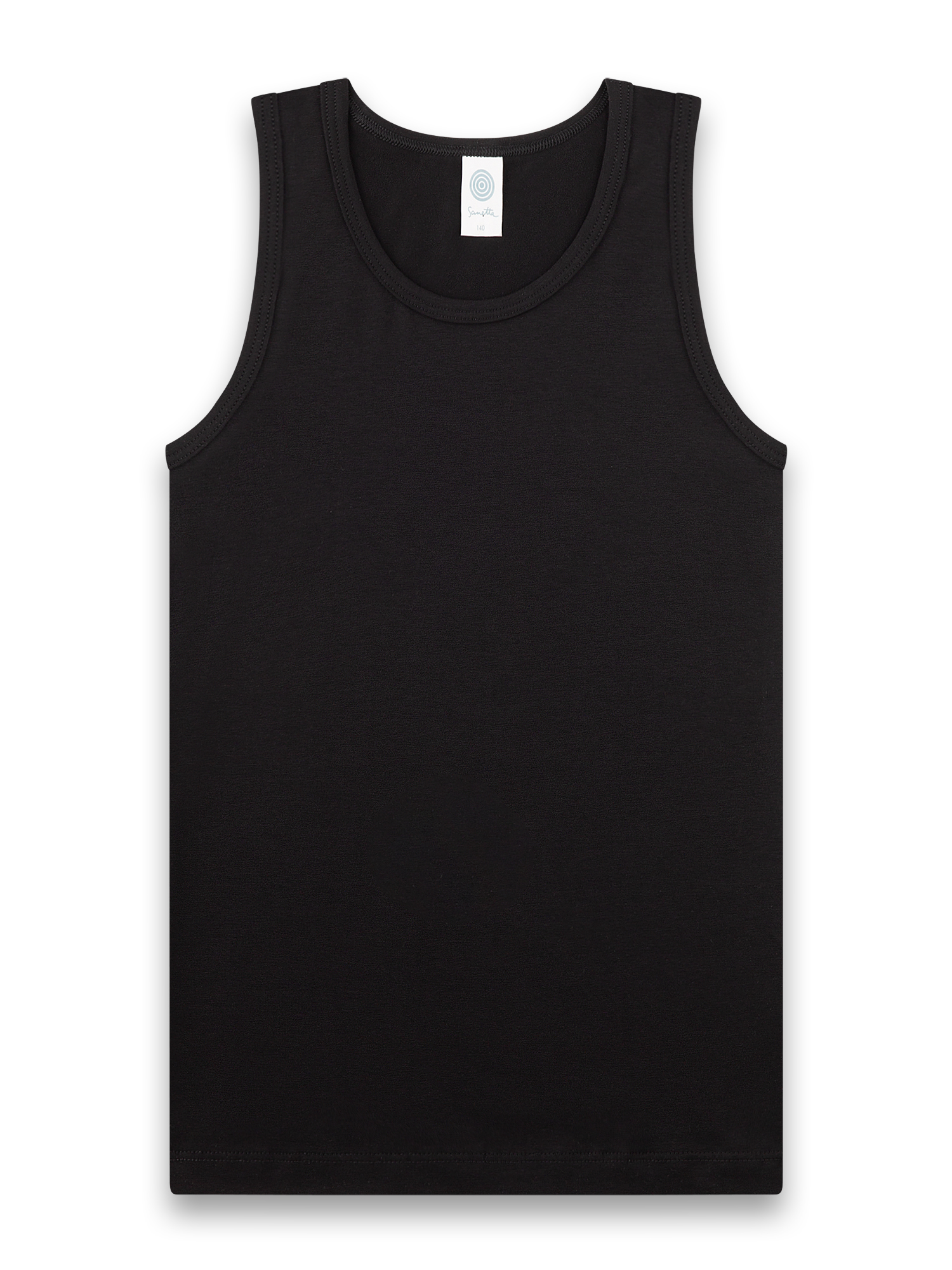 Tanktop, Schwarz, Ärmellos, Baumwolle, Unisex