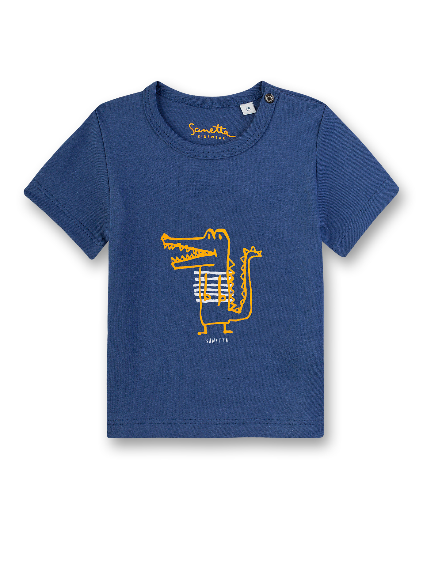 Jungen T-Shirt Blau Croco and Friends