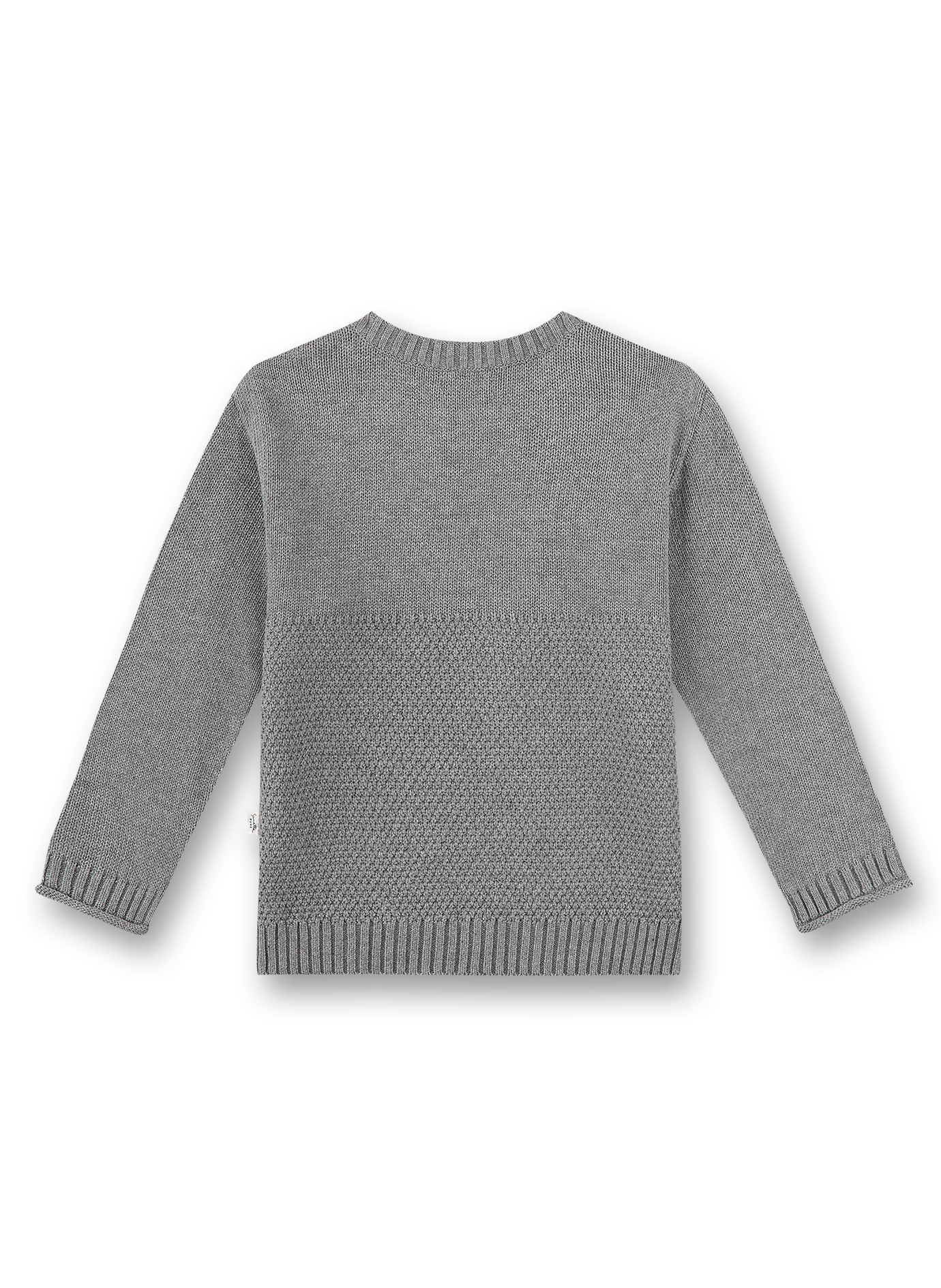 Unisex-Strickpullover Graumelange