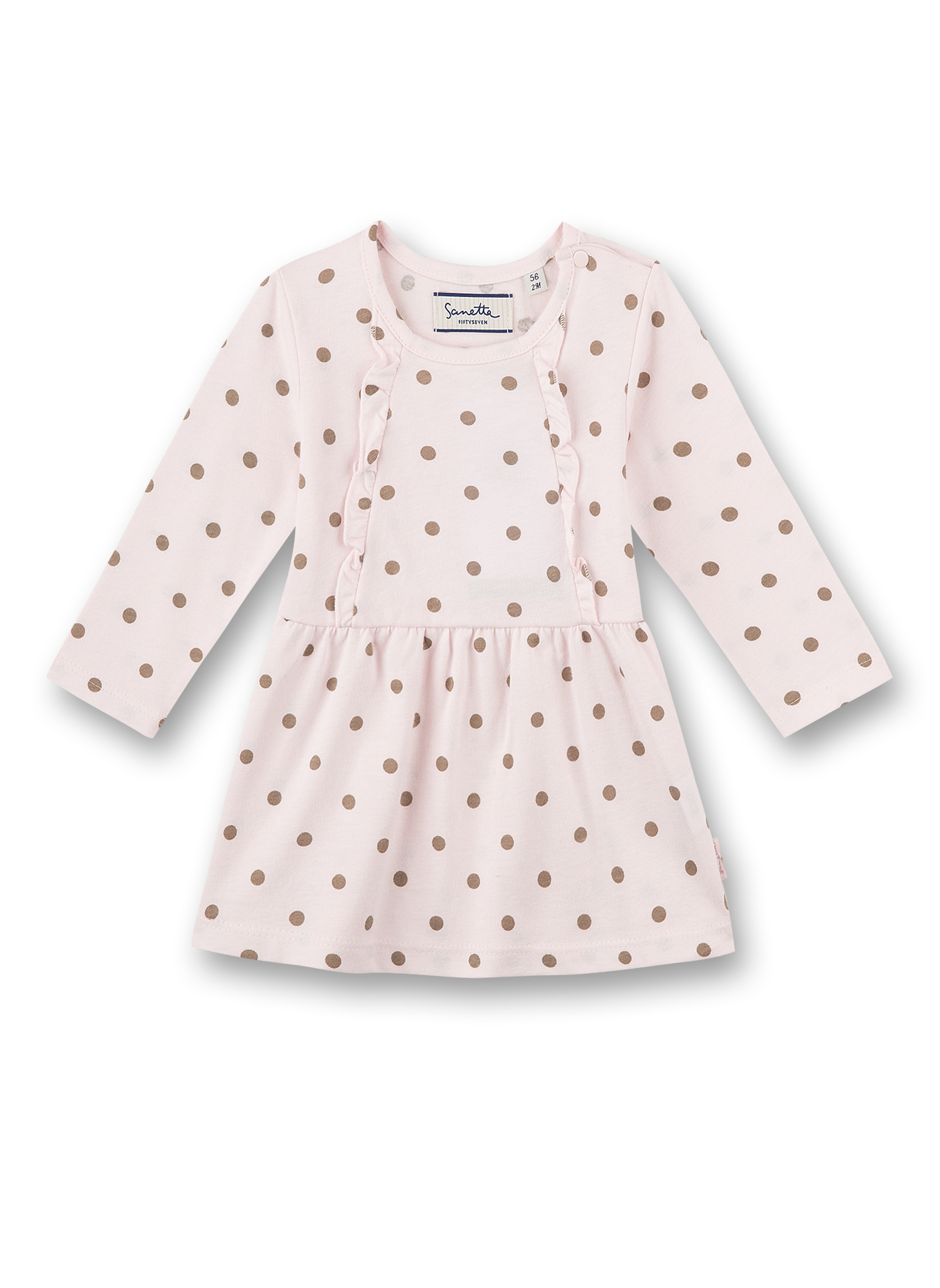 Mädchen-Kleid Rosa Dots-Allover Lovely Teddy