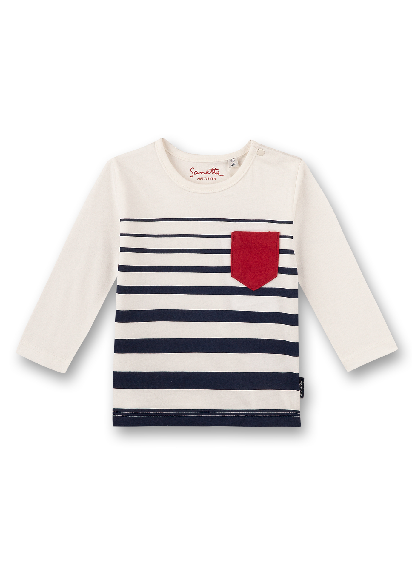 Jungen-Shirt langarm Weiß Vintage Cars