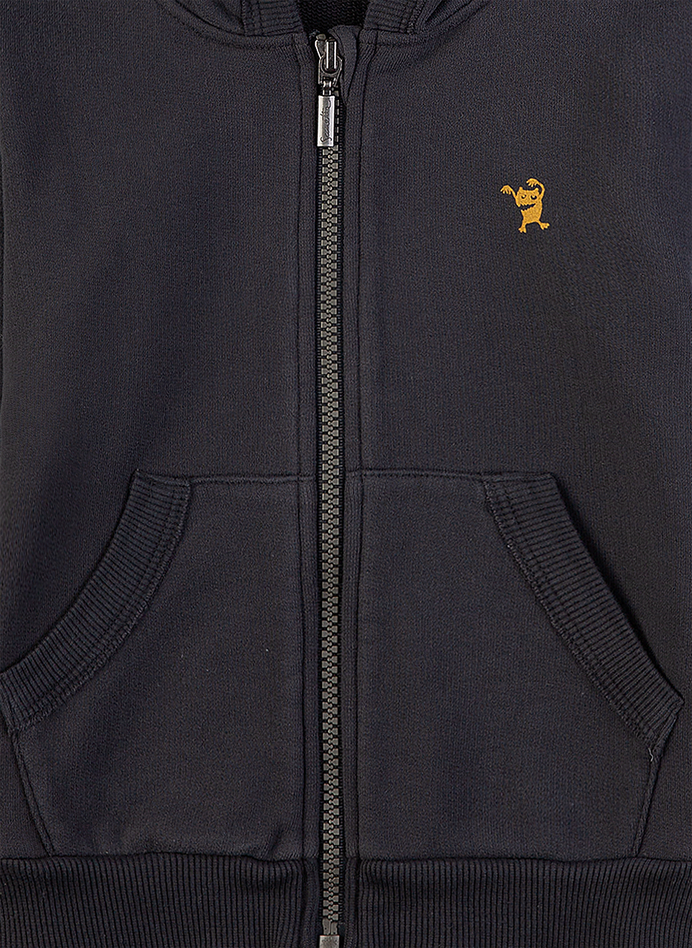 Jungen-Sweatjacke Dunkelgrau