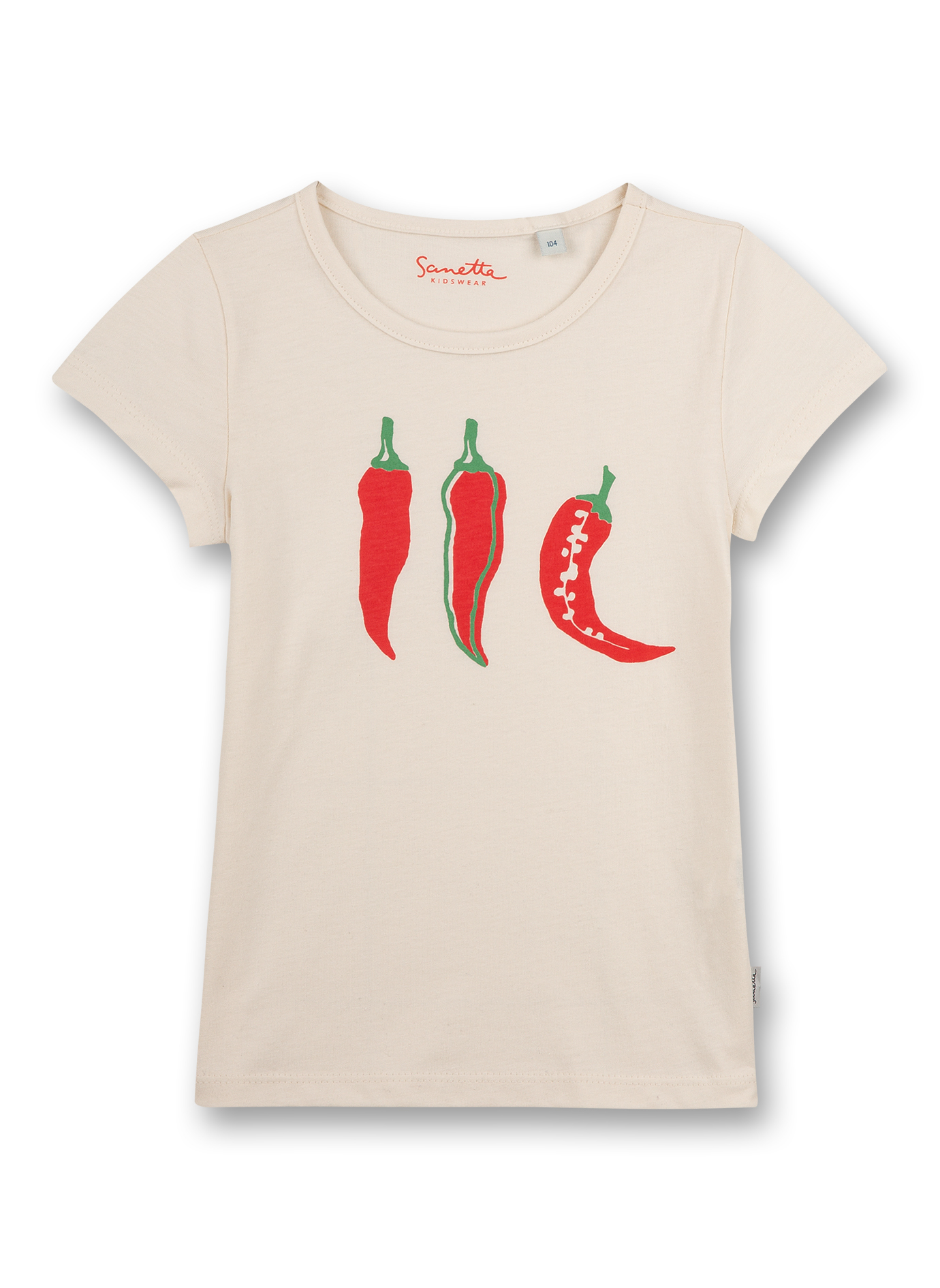 Mädchen T-Shirt Off-White Pepperoni