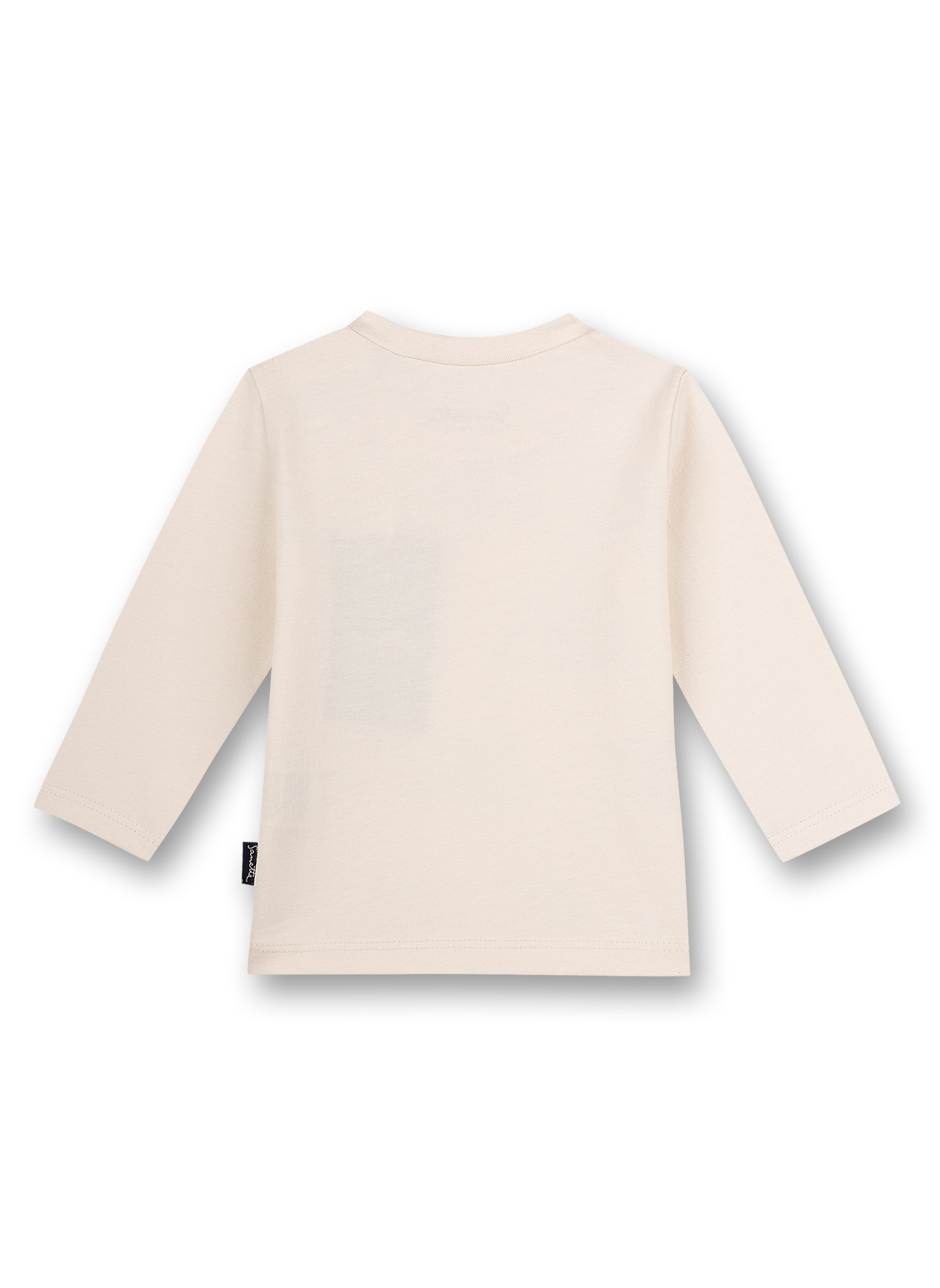 Jungen-Shirt langarm Off-White Happy Bear