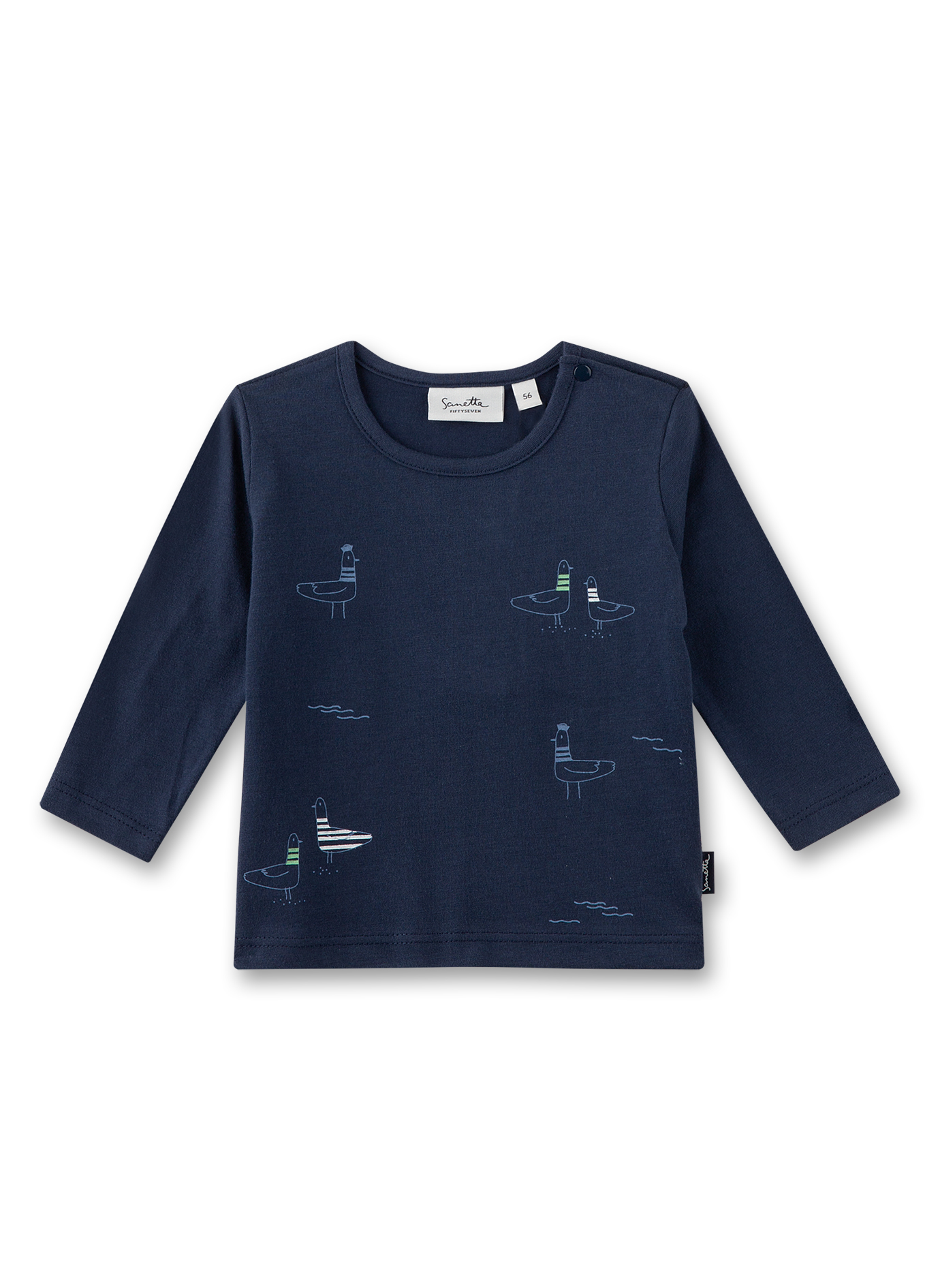 Jungen-Langarmshirt Blau