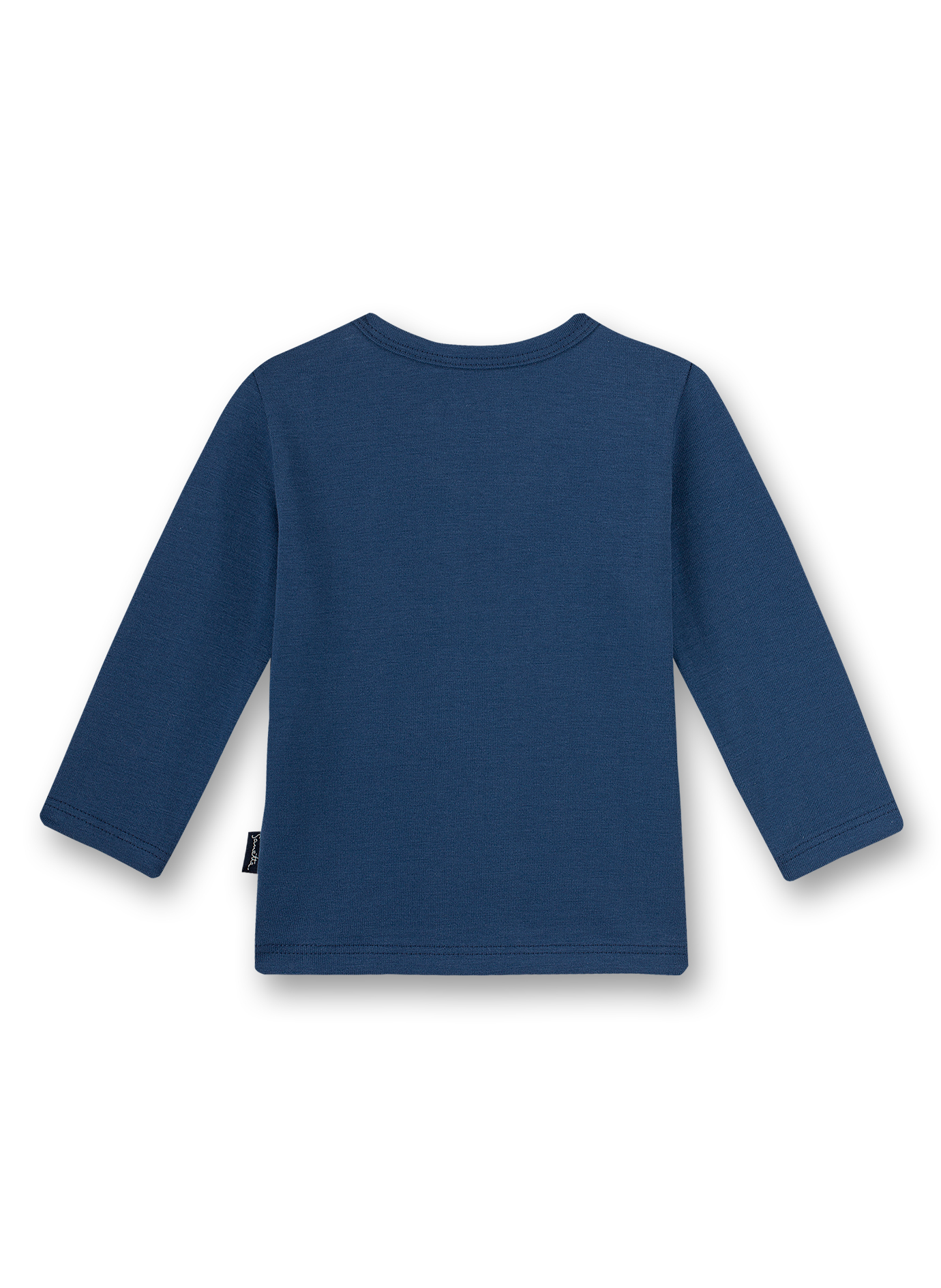 Jungen-Shirt langarm Dunkelblau Little Car